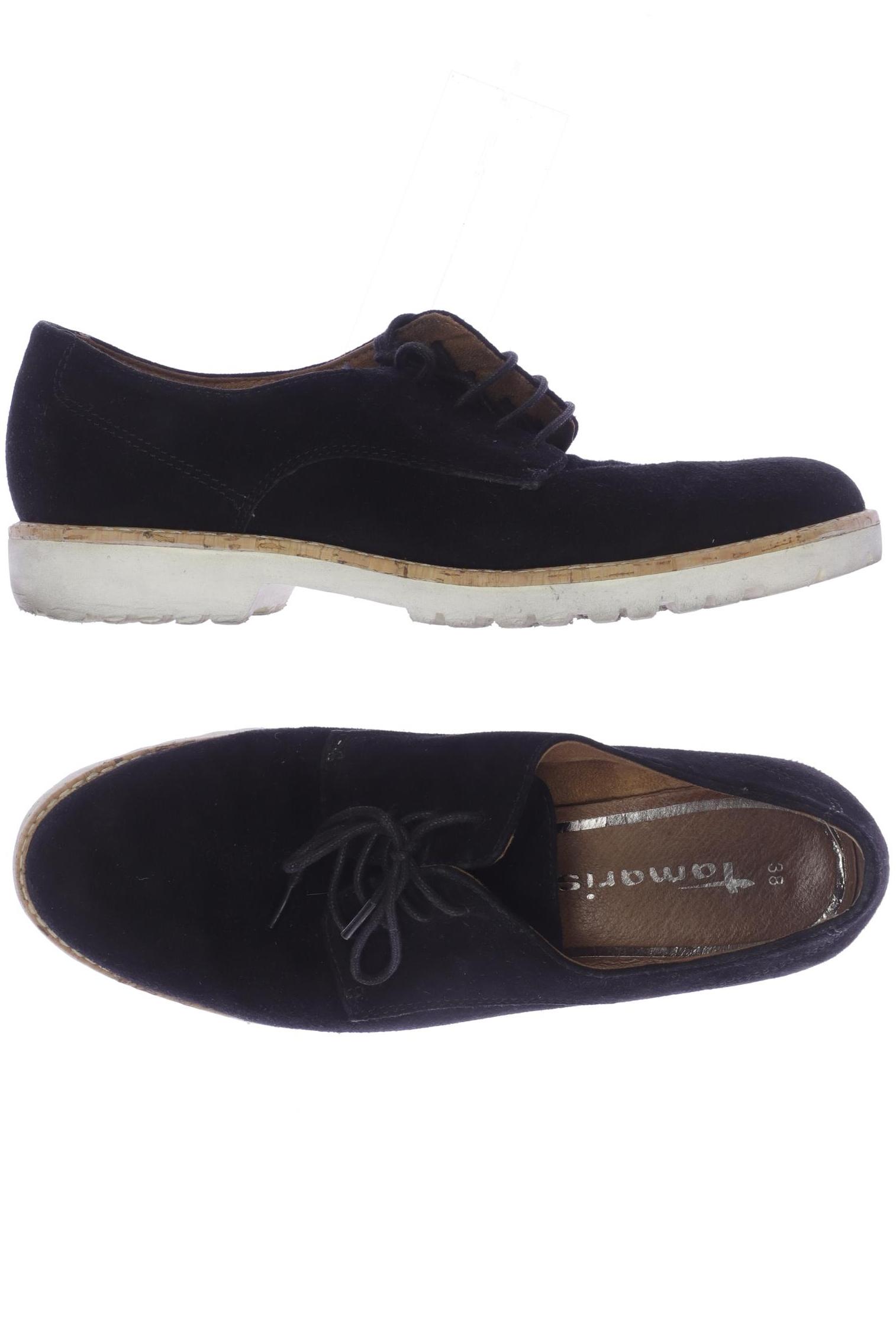 

Tamaris Damen Halbschuh, schwarz, Gr. 38