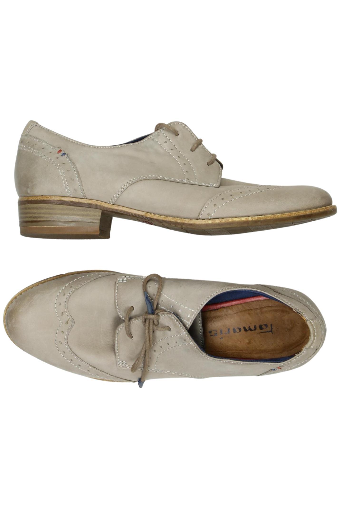 

Tamaris Damen Halbschuh, beige, Gr. 38