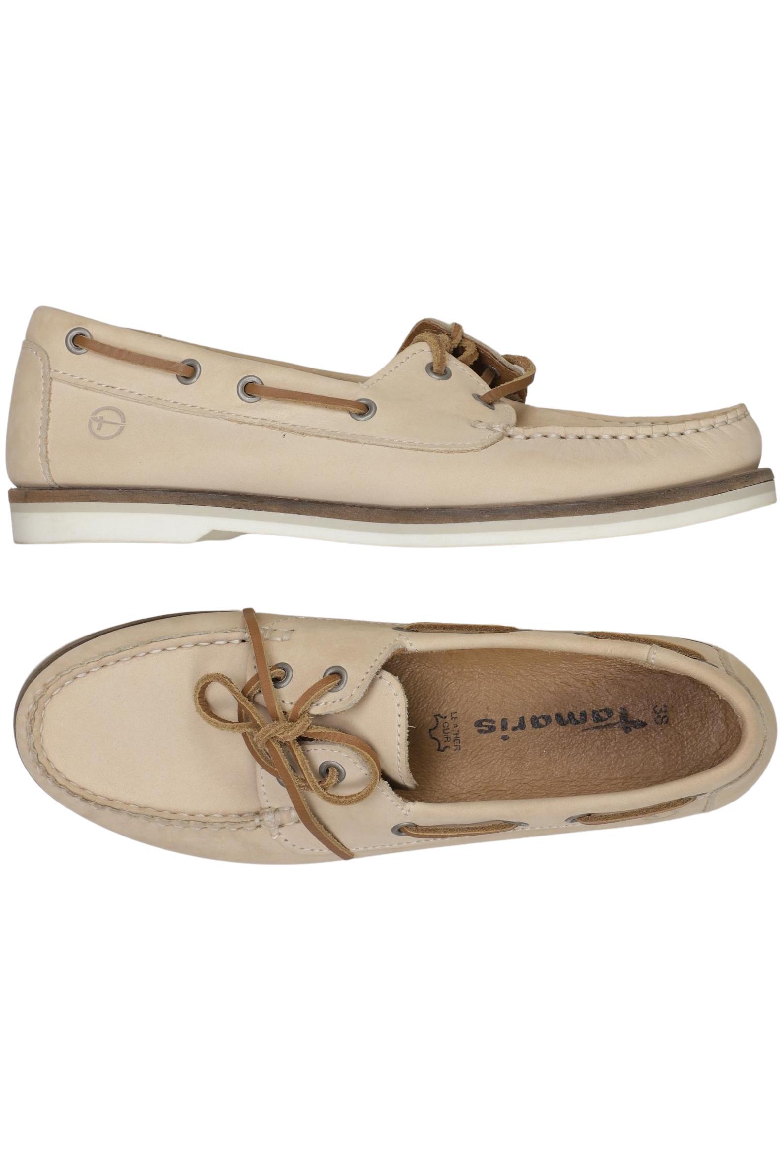 

Tamaris Damen Halbschuh, beige, Gr. 38