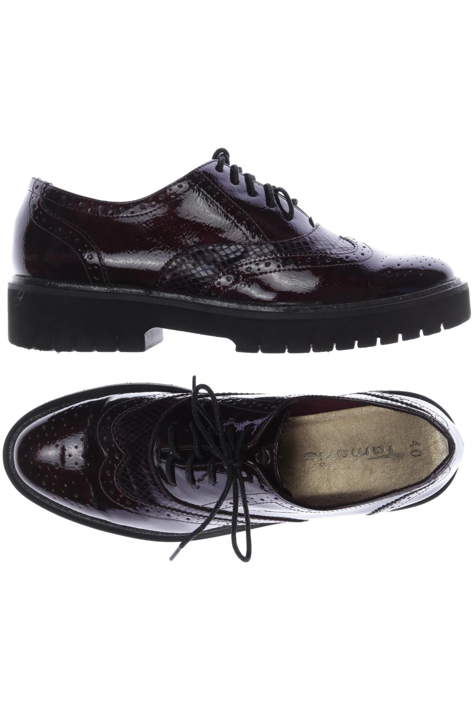 

Tamaris Damen Halbschuh, bordeaux, Gr. 40