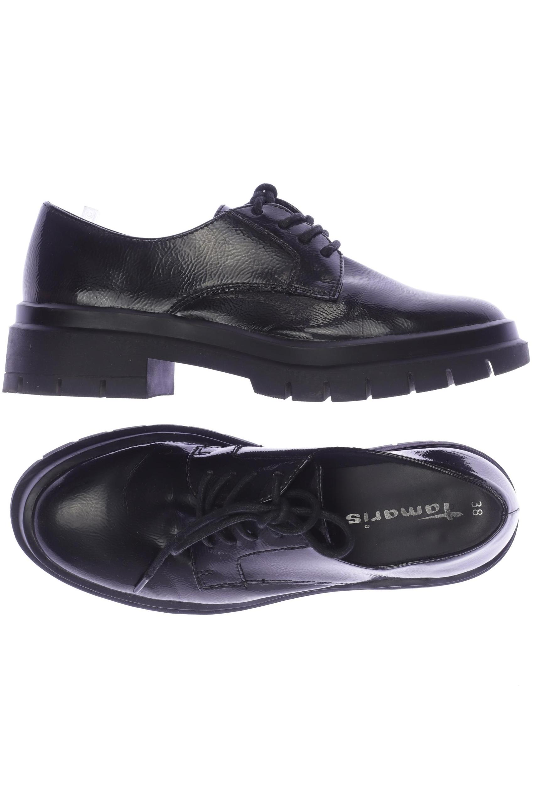 

Tamaris Damen Halbschuh, schwarz, Gr. 38