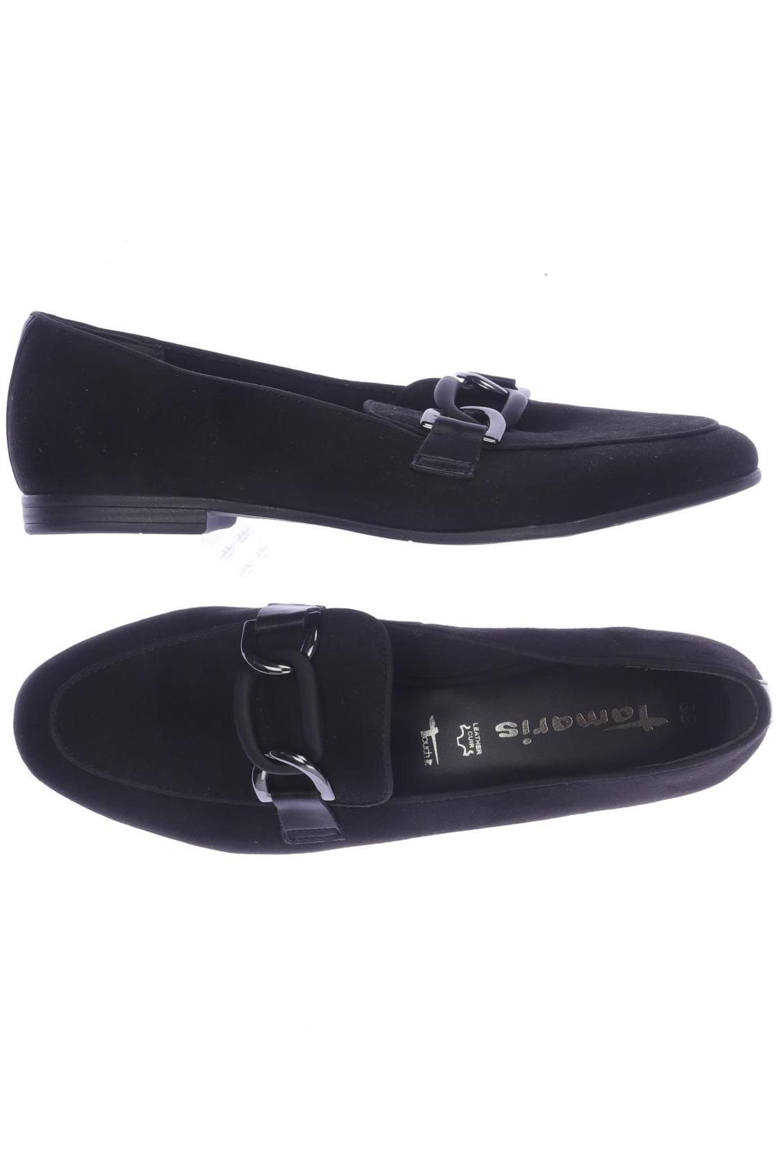 

Tamaris Damen Halbschuh, schwarz, Gr. 39