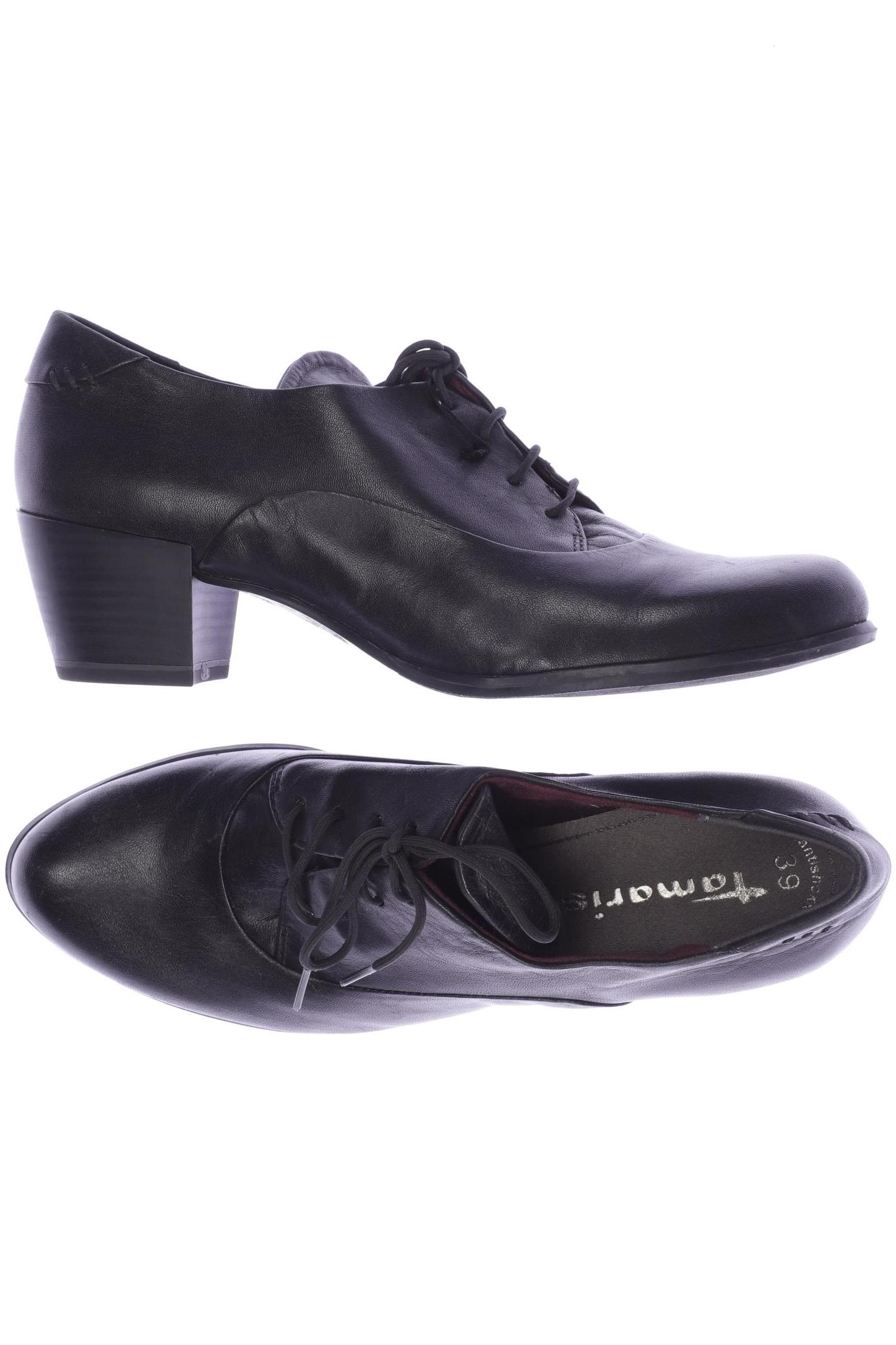 

Tamaris Damen Halbschuh, schwarz, Gr. 39