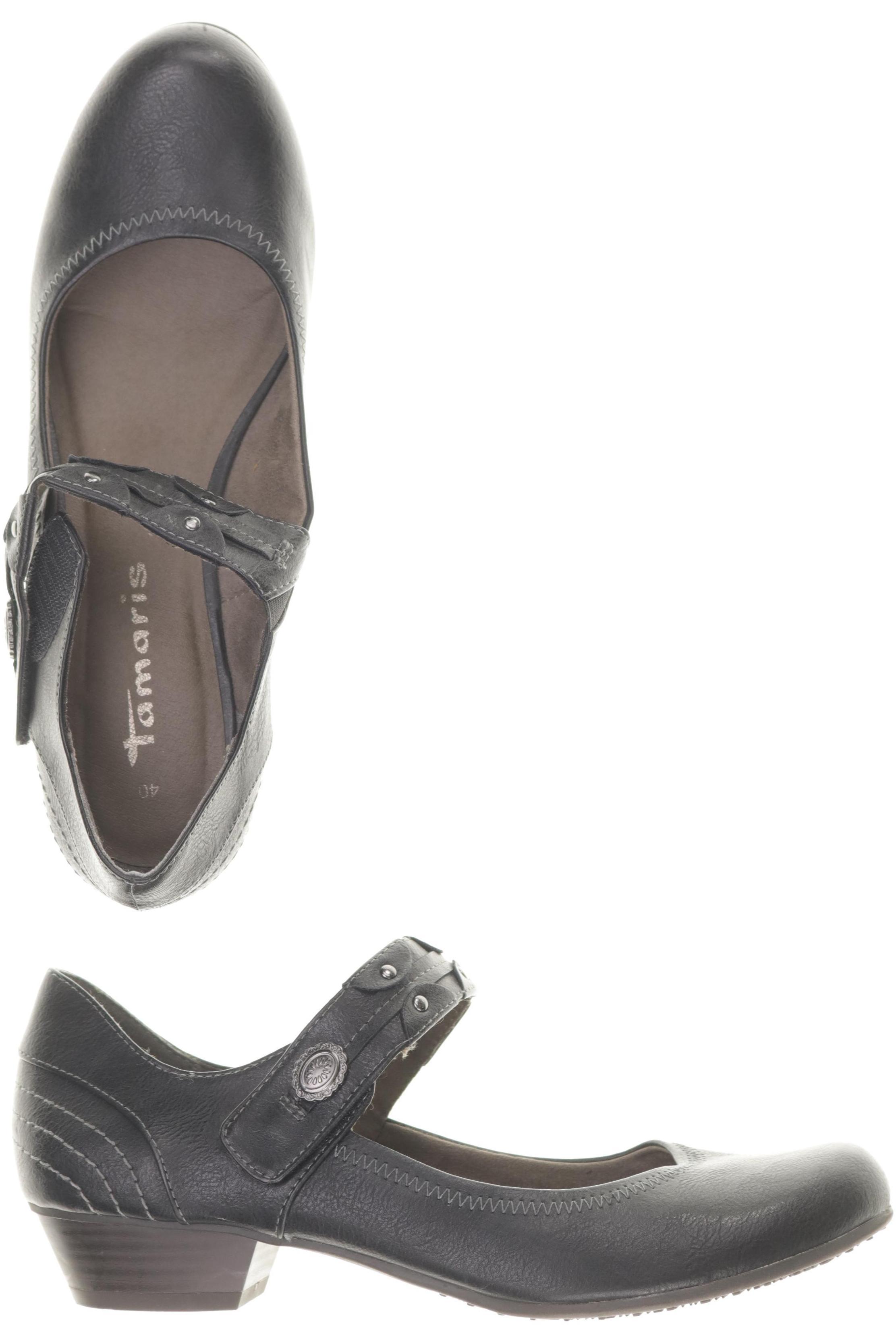 

Tamaris Damen Halbschuh, schwarz, Gr. 40