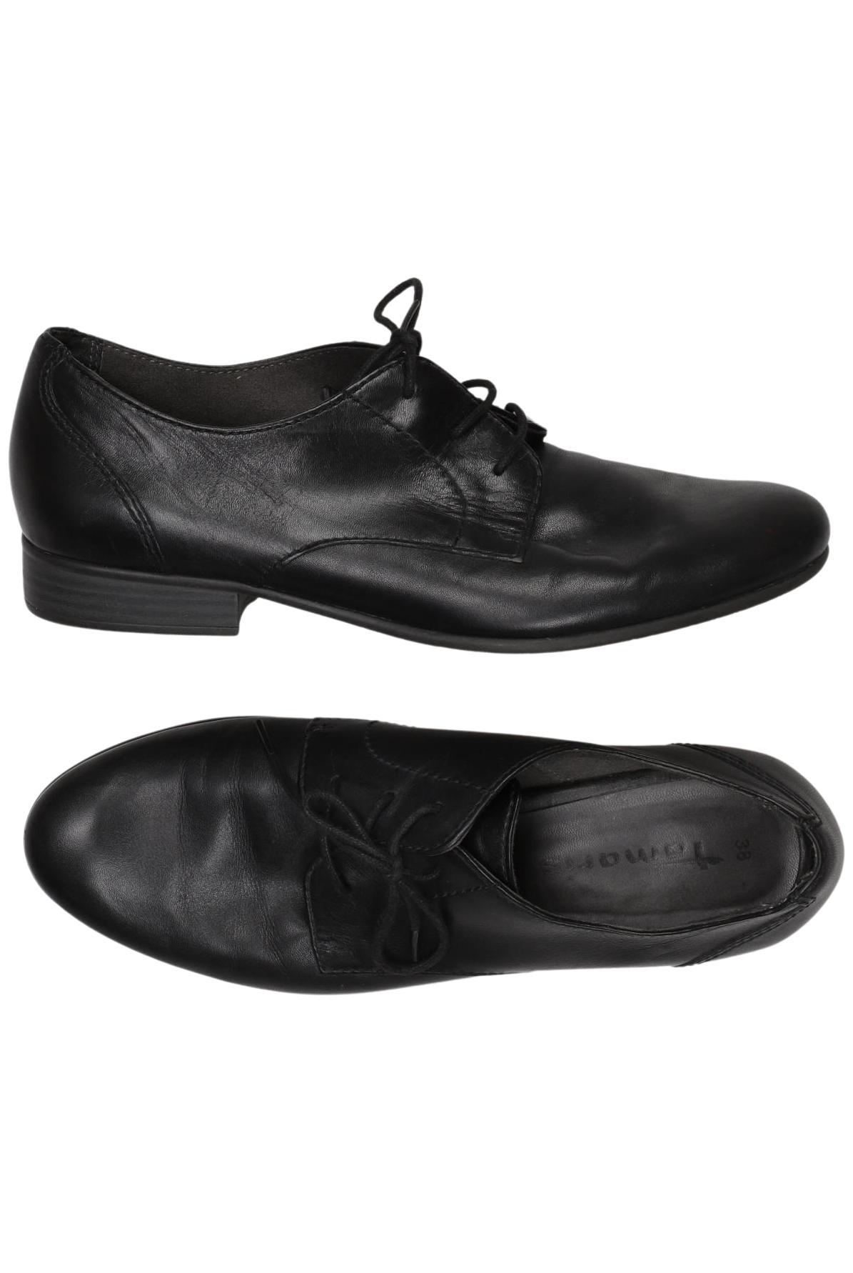 

Tamaris Damen Halbschuh, schwarz, Gr. 38