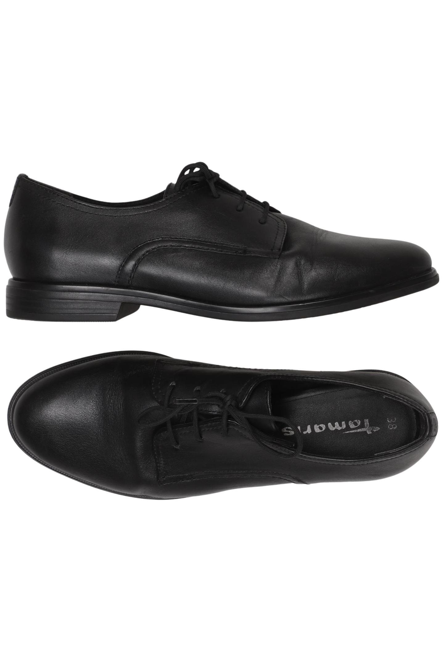 

Tamaris Damen Halbschuh, schwarz, Gr. 38