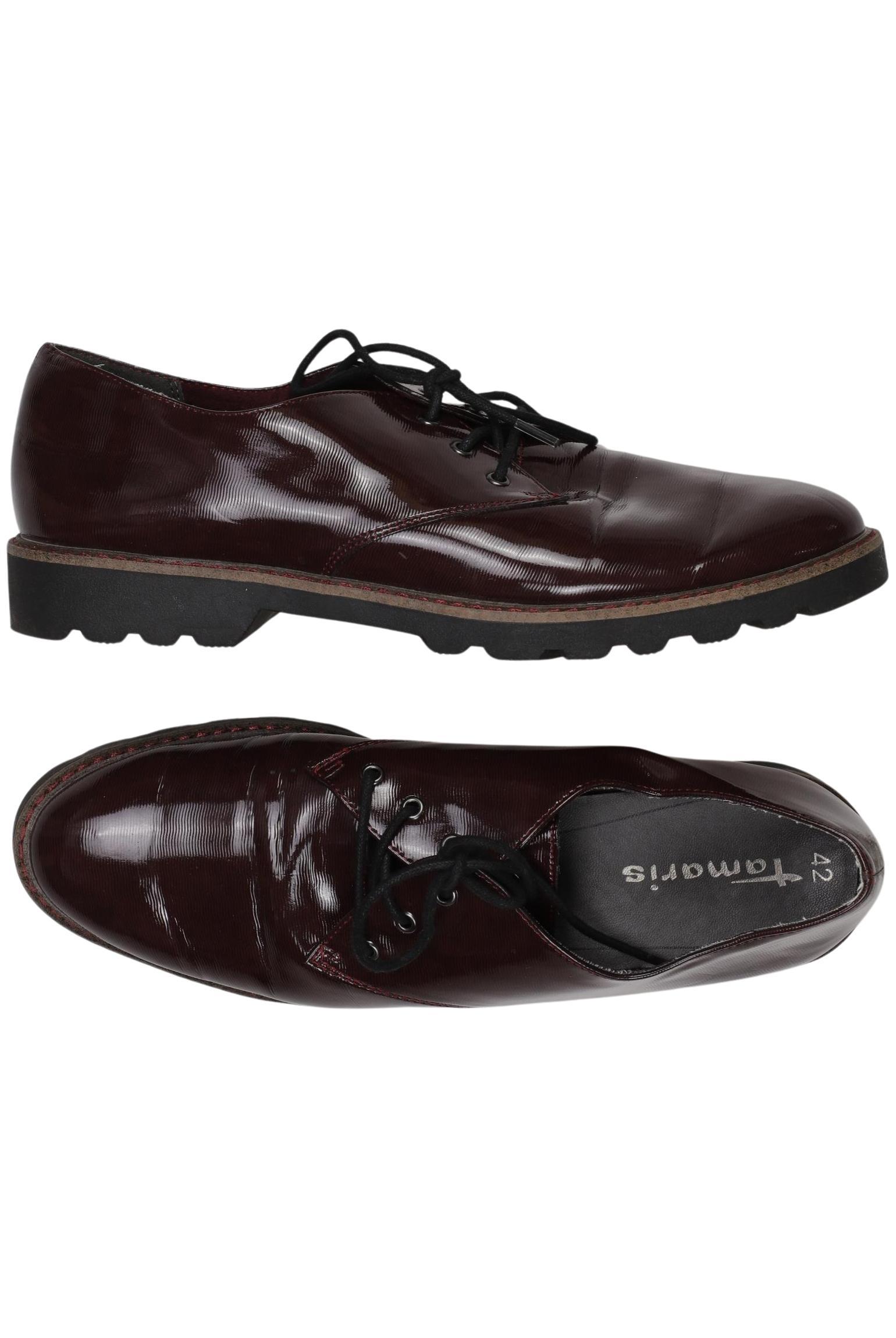 

Tamaris Damen Halbschuh, bordeaux, Gr. 42