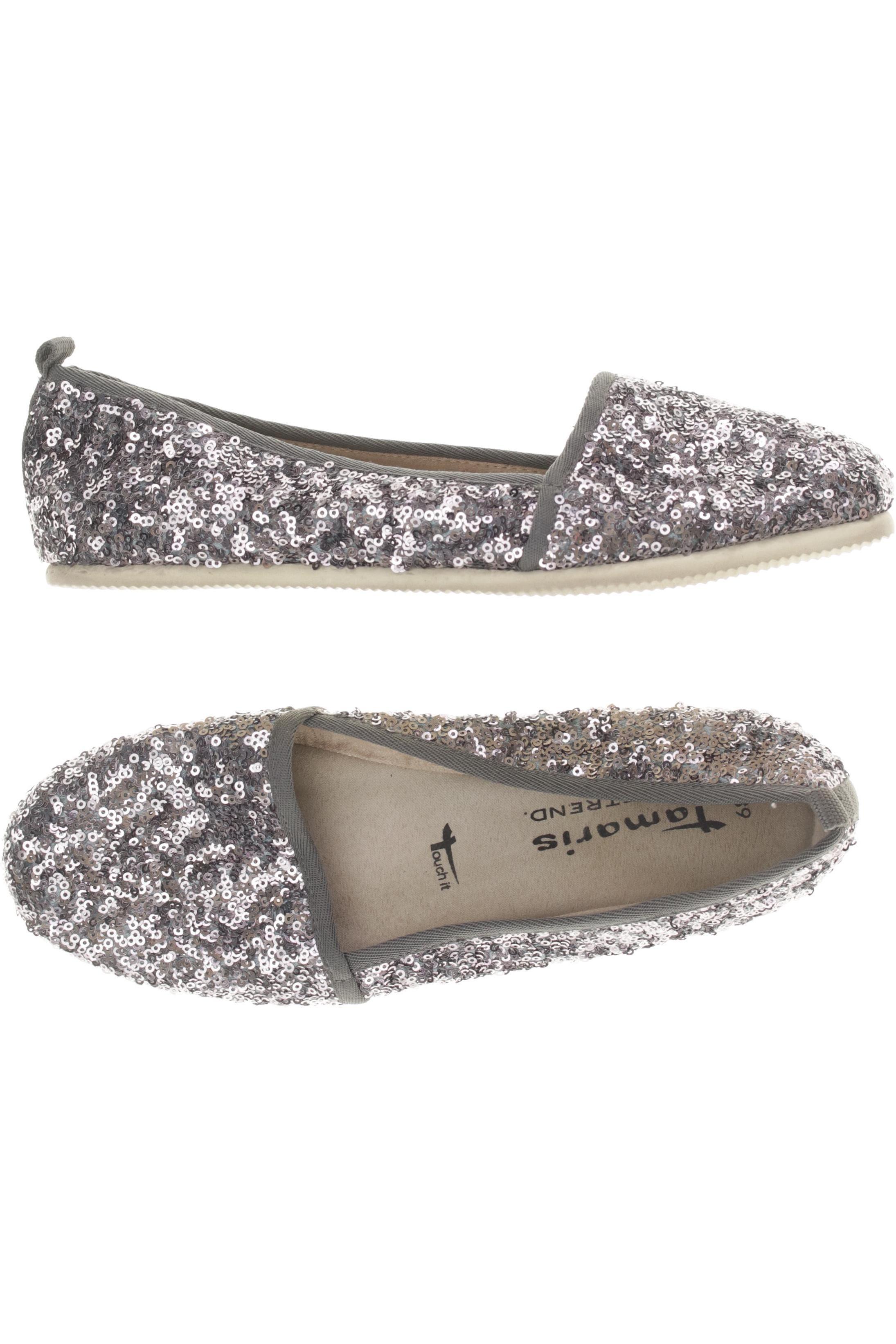

Tamaris Damen Ballerinas, grau, Gr. 39