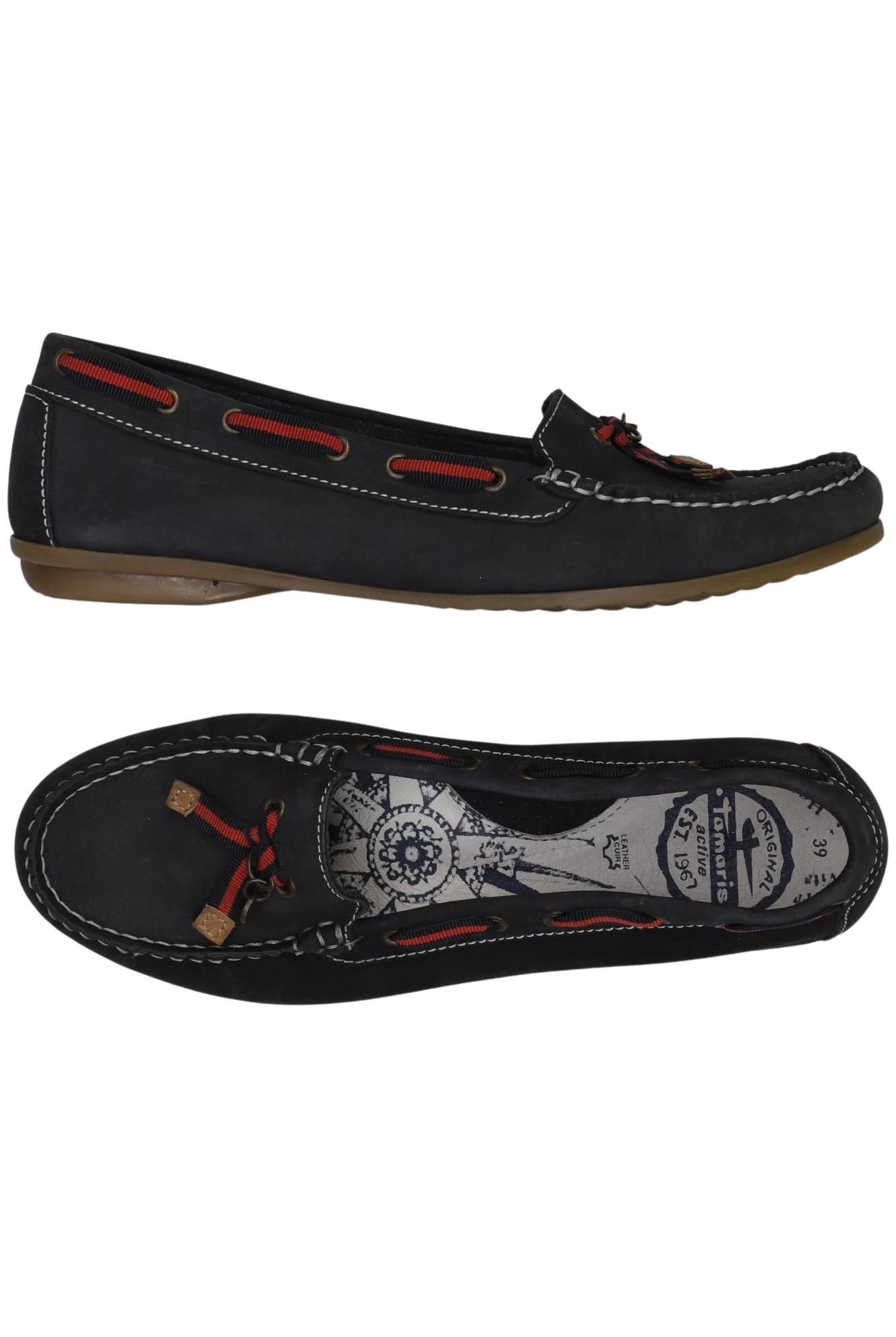 

Tamaris Damen Halbschuh, marineblau, Gr. 39