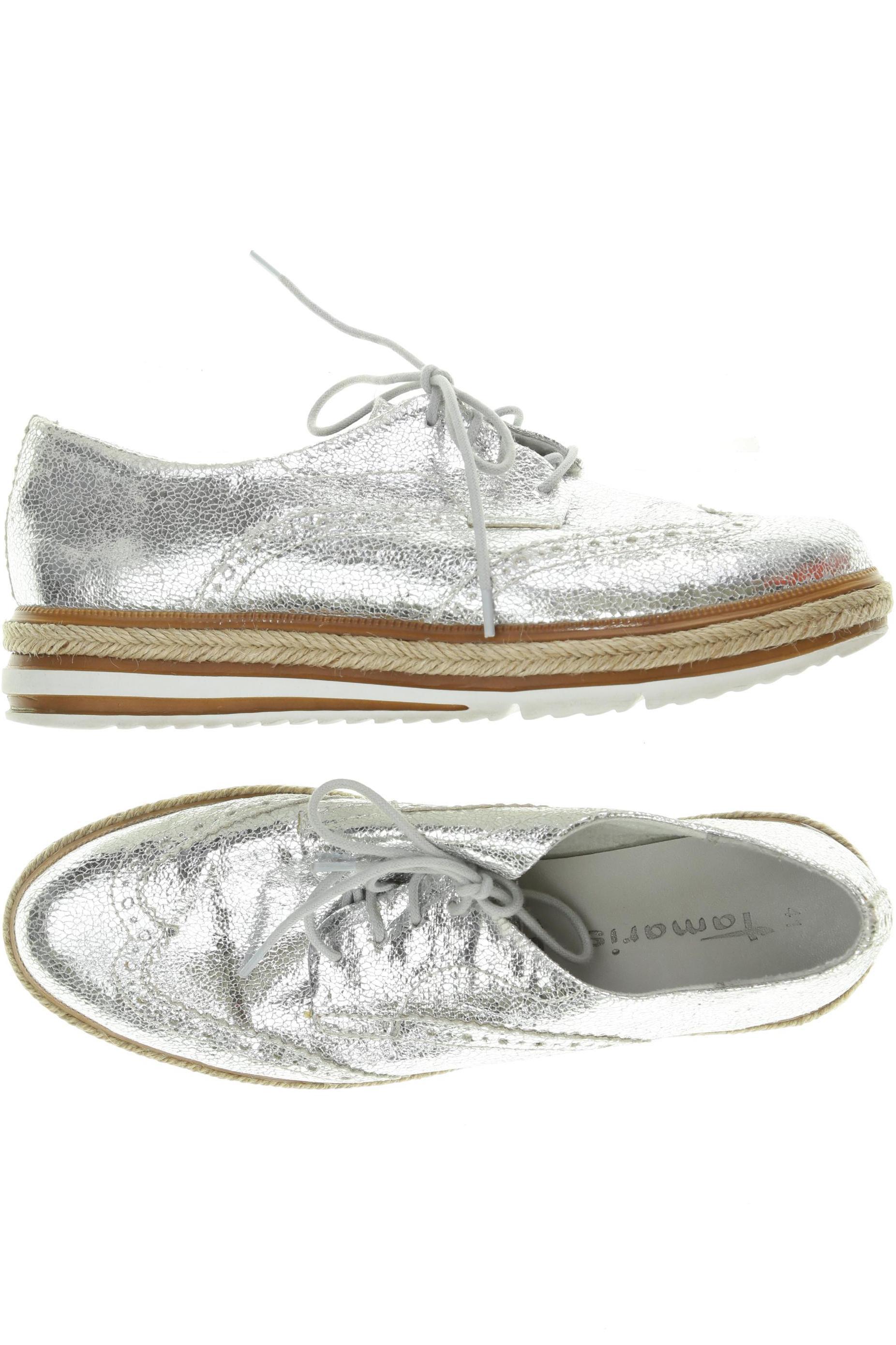 

Tamaris Damen Halbschuh, silber, Gr. 41