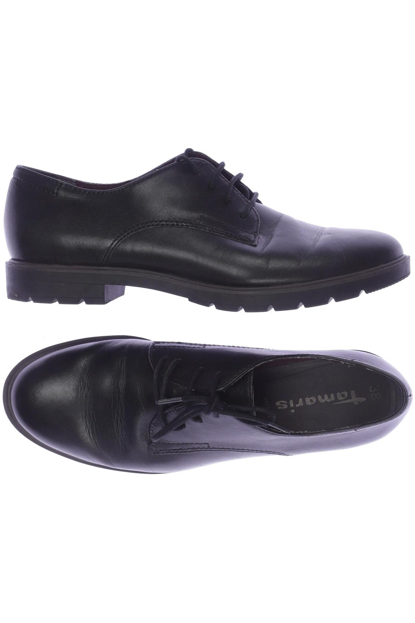 

Tamaris Damen Halbschuh, schwarz, Gr. 38