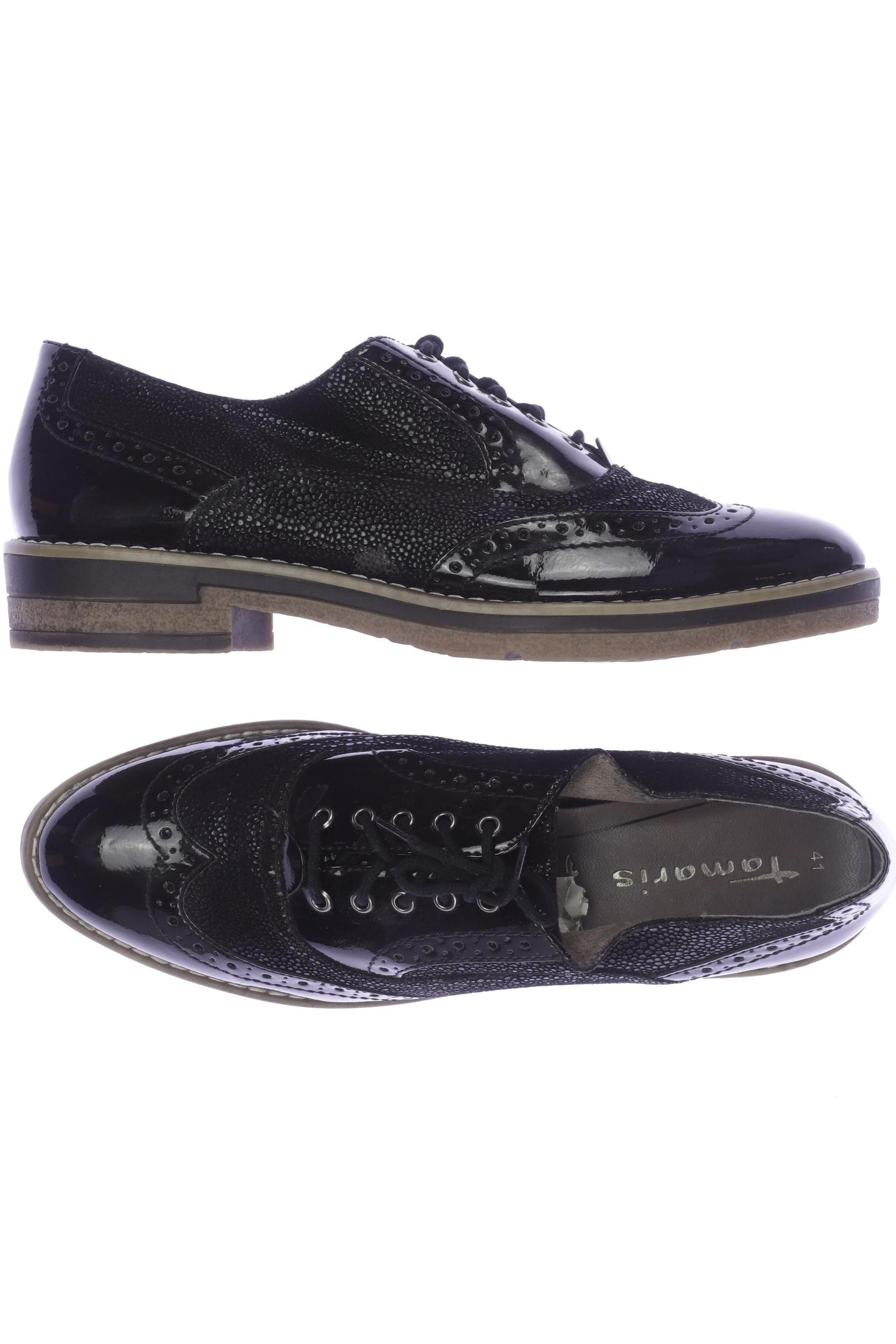 

Tamaris Damen Halbschuh, schwarz, Gr. 41