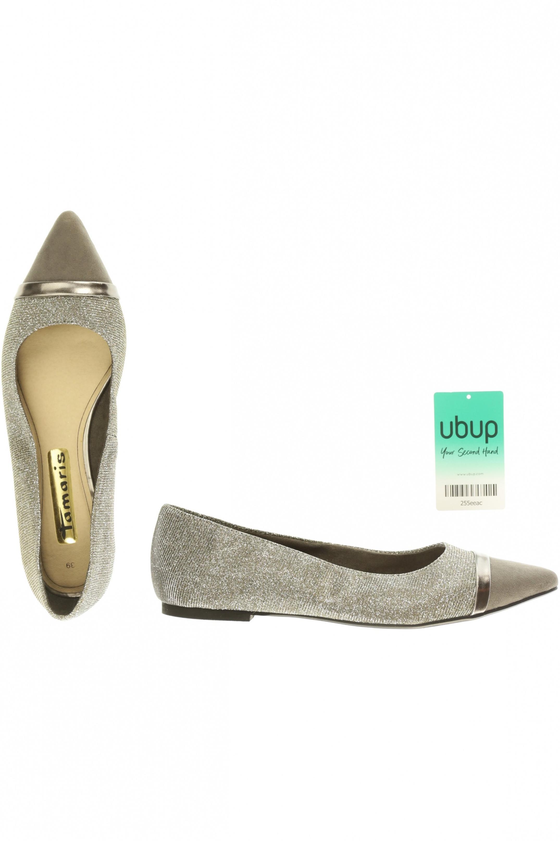 

Tamaris Damen Ballerinas, silber, Gr. 39