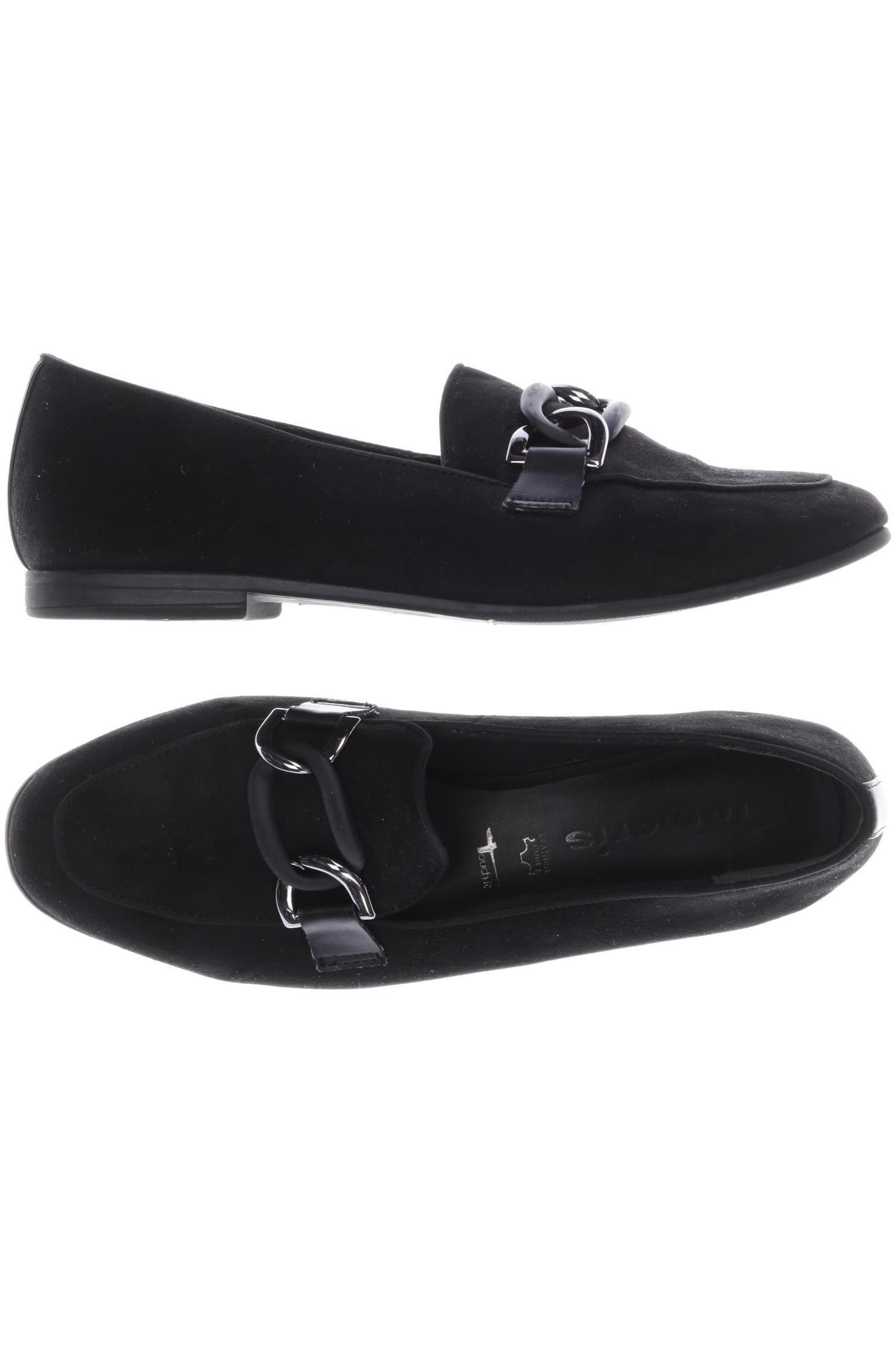

Tamaris Damen Halbschuh, schwarz, Gr. 38