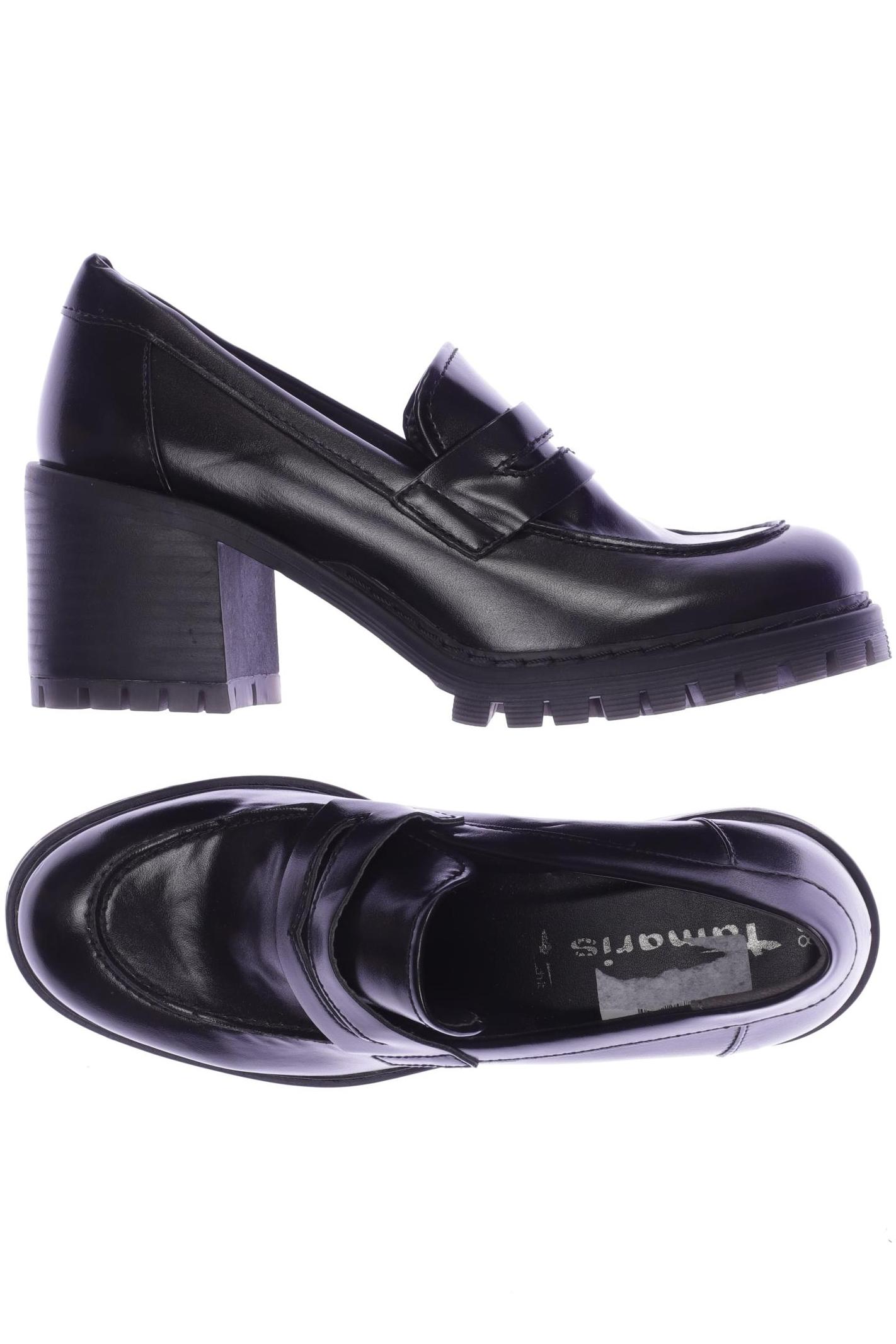 

Tamaris Damen Halbschuh, schwarz, Gr. 38