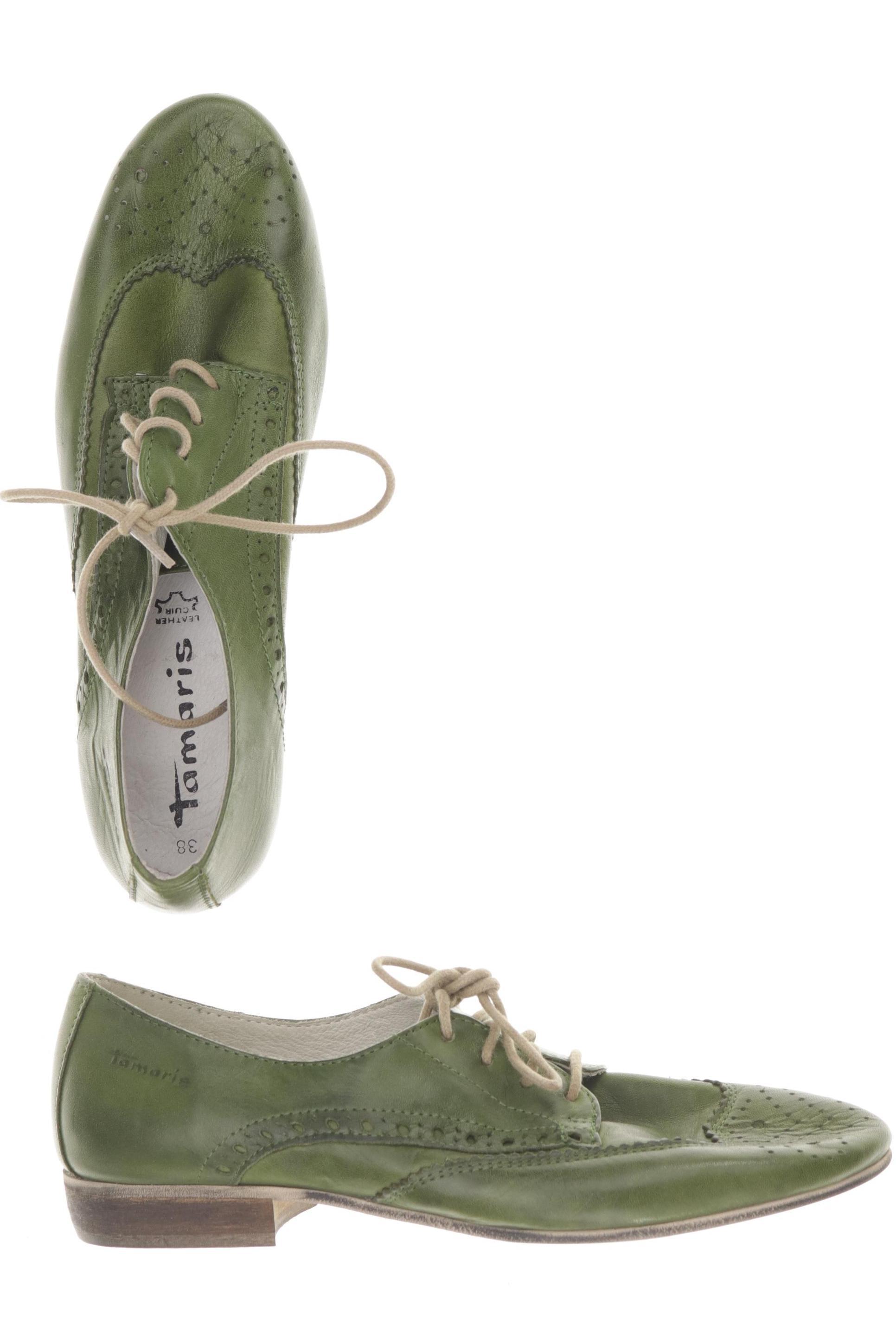 

Tamaris Damen Halbschuh, grün, Gr. 38