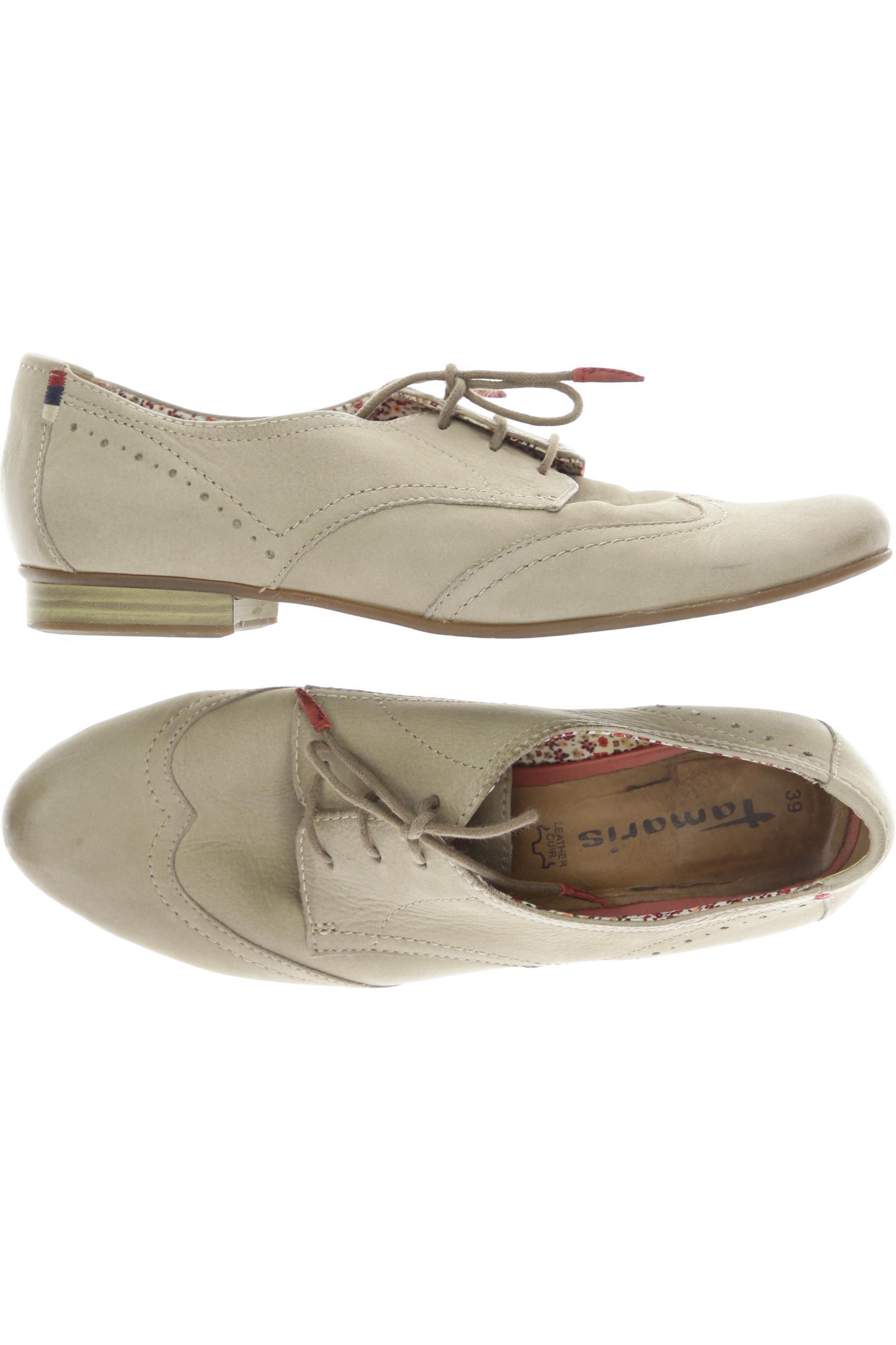 

Tamaris Damen Halbschuh, beige, Gr. 39