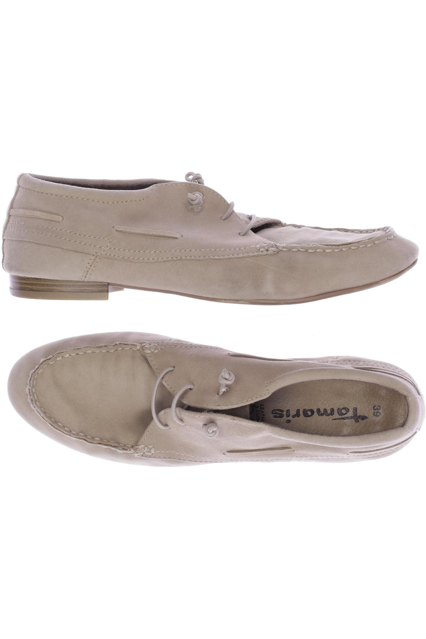 

Tamaris Damen Halbschuh, beige, Gr. 39