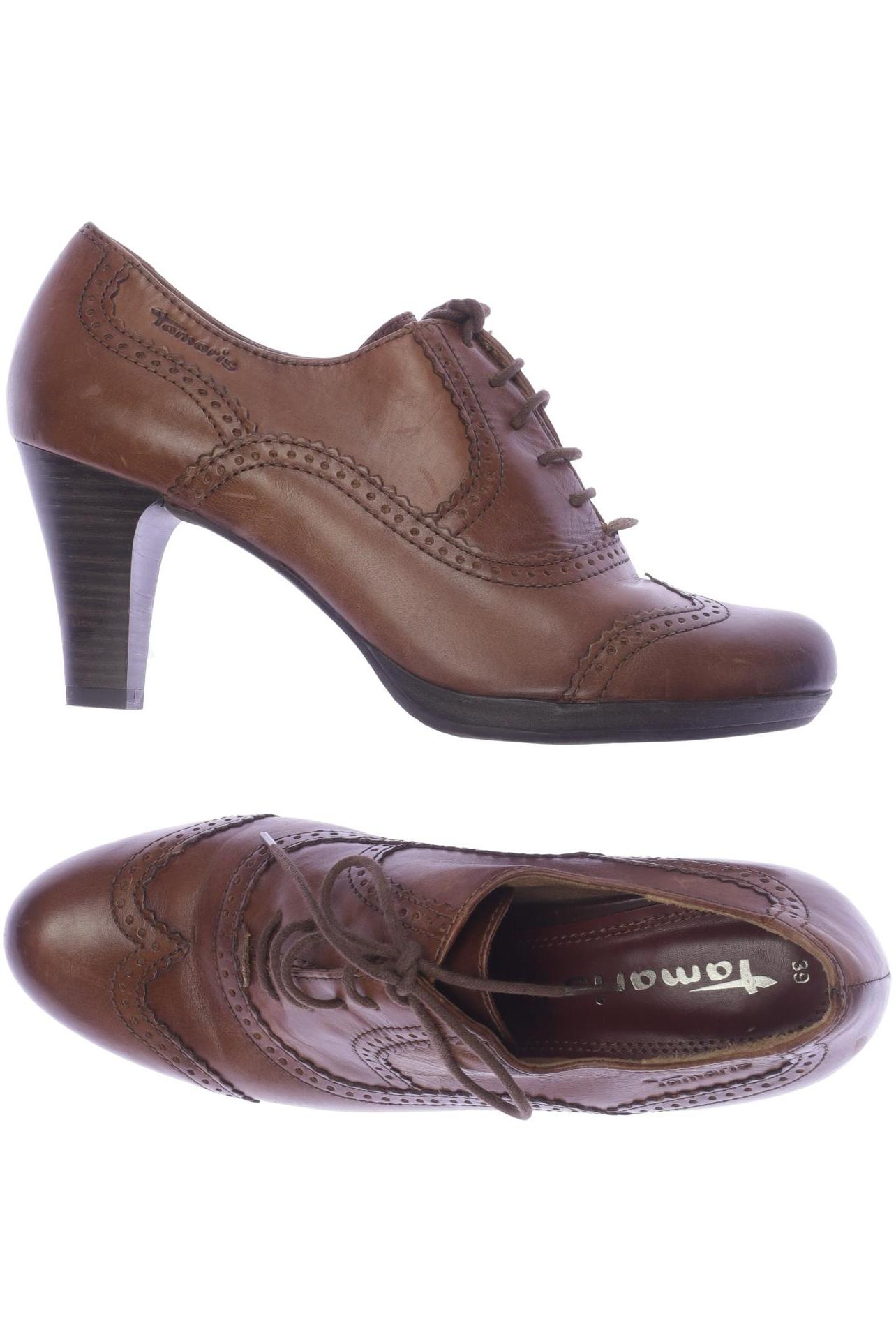 

Tamaris Damen Halbschuh, braun, Gr. 39
