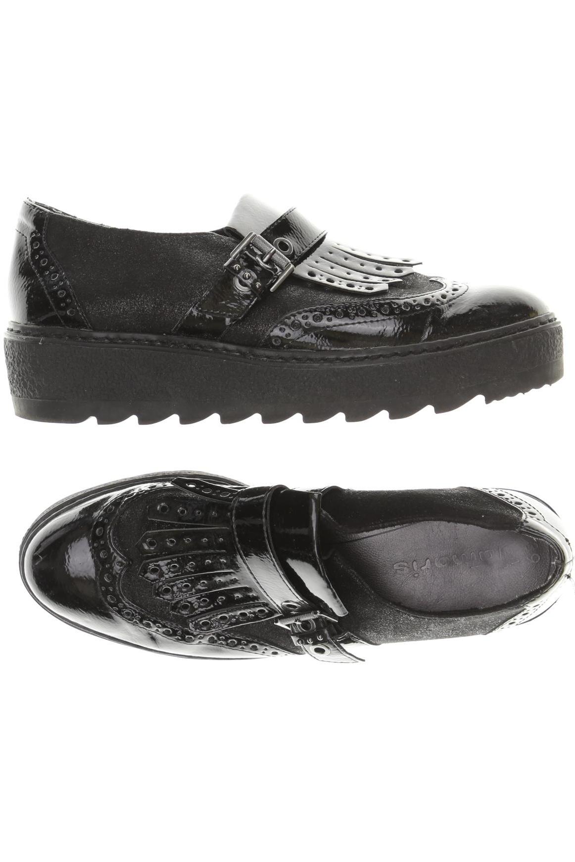 

Tamaris Damen Halbschuh, schwarz, Gr. 39