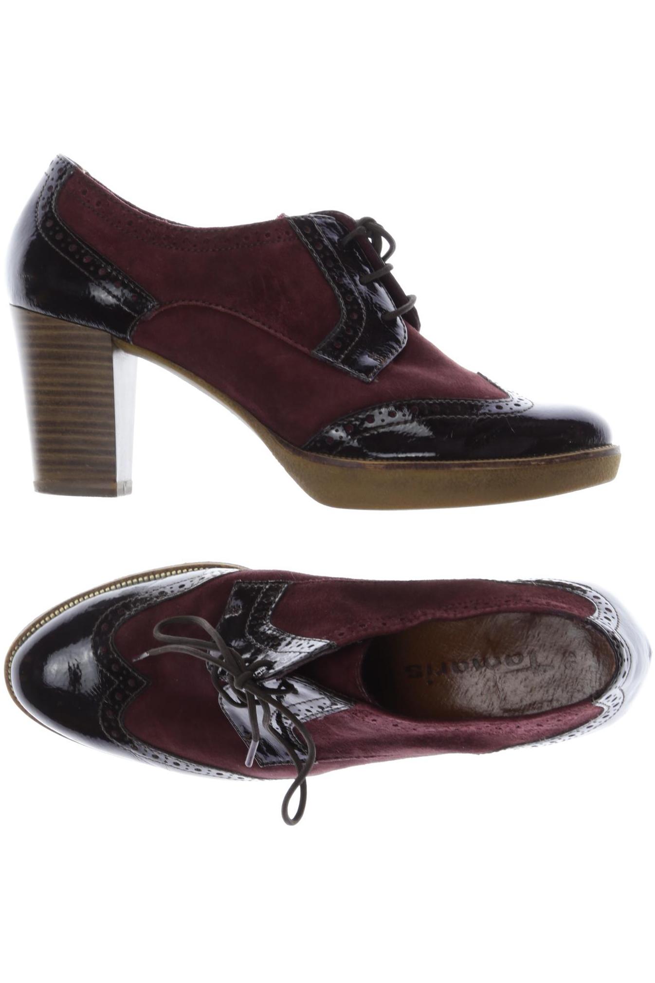 

Tamaris Damen Halbschuh, bordeaux, Gr. 38