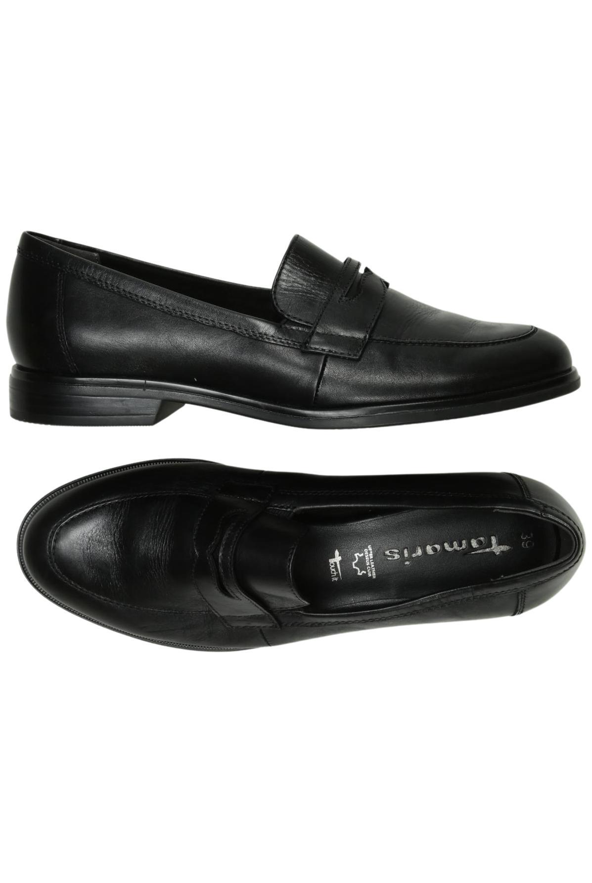 

Tamaris Damen Halbschuh, schwarz, Gr. 39