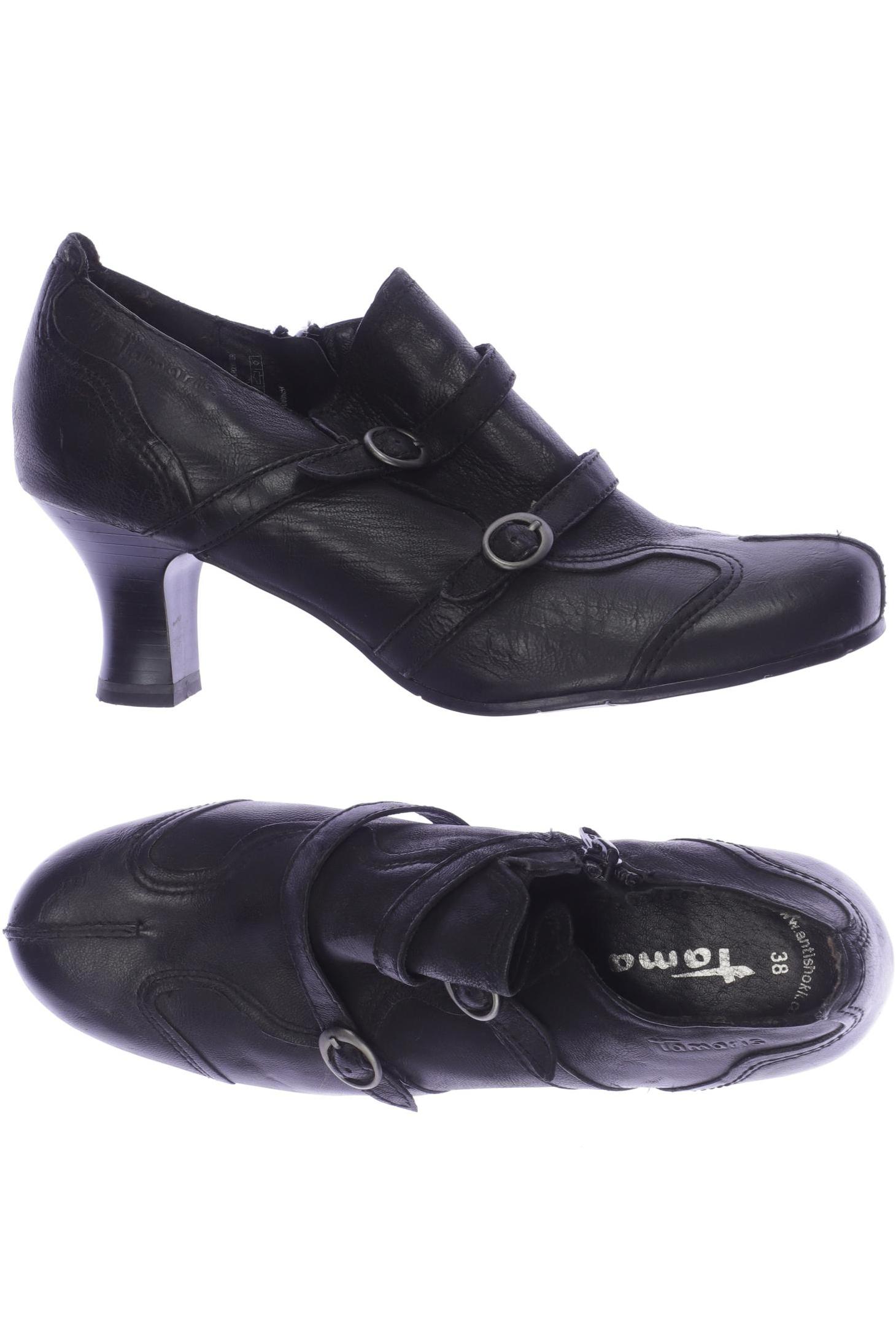 

Tamaris Damen Halbschuh, schwarz, Gr. 38