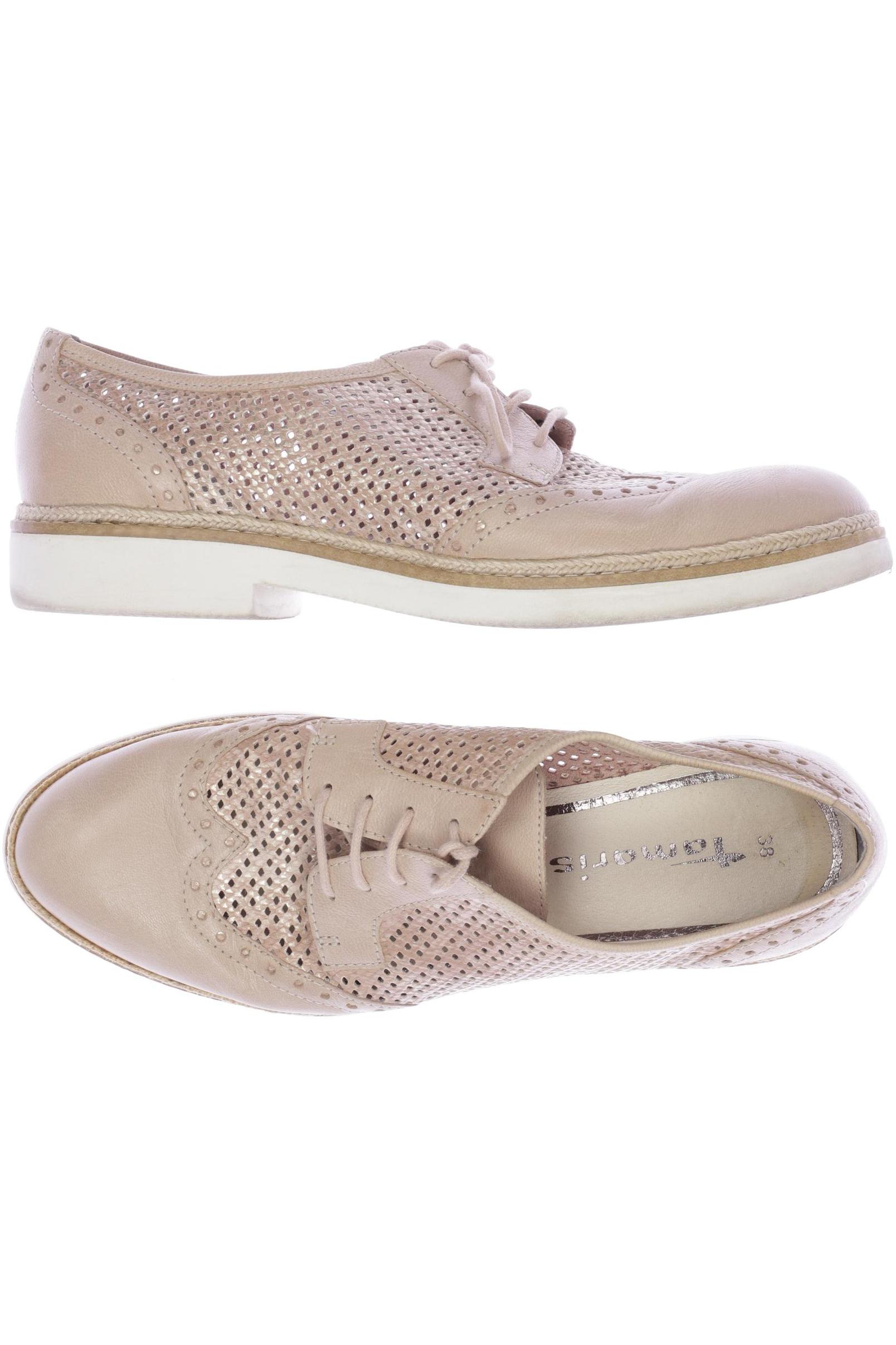 

Tamaris Damen Halbschuh, beige, Gr. 38