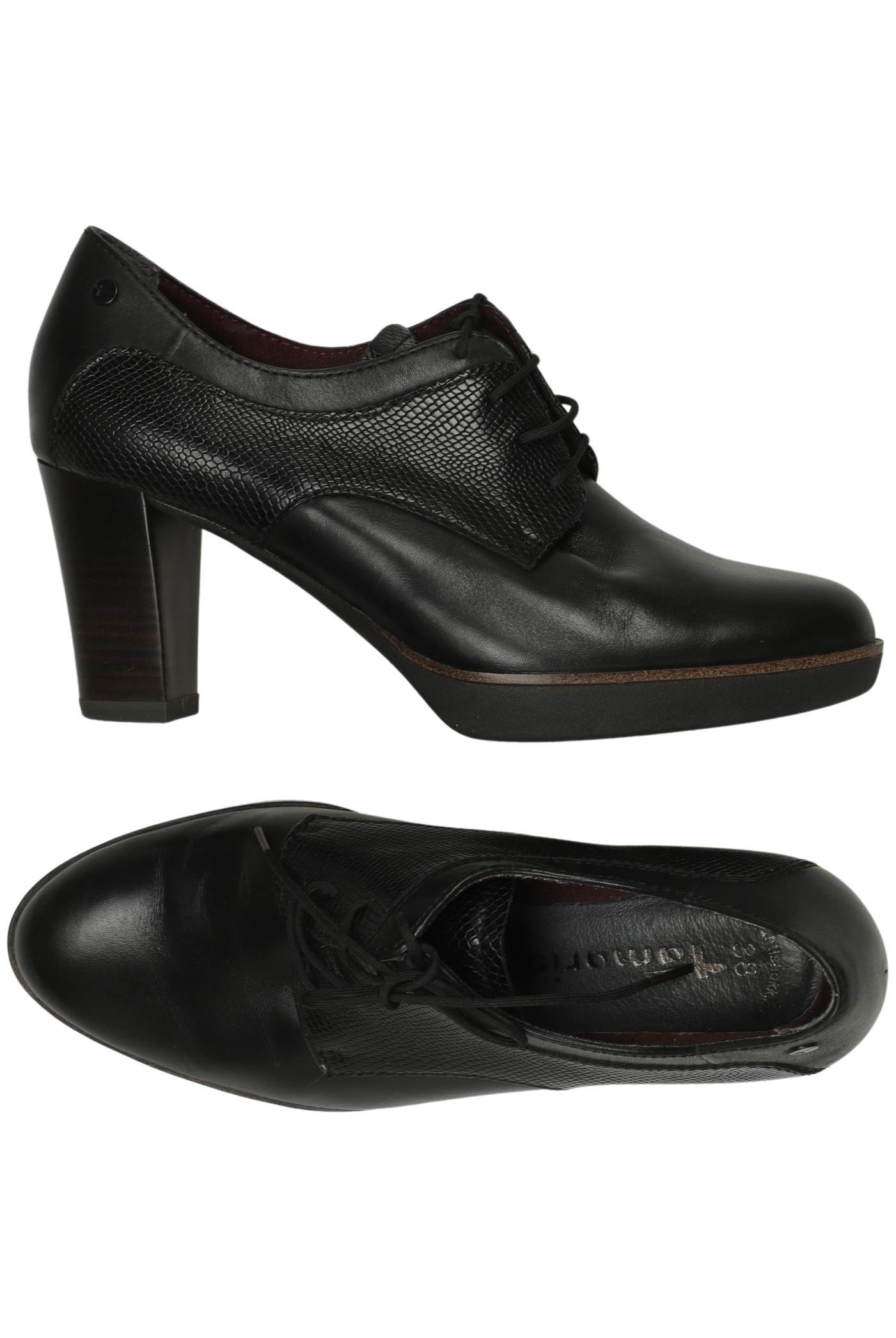 

Tamaris Damen Halbschuh, schwarz, Gr. 38