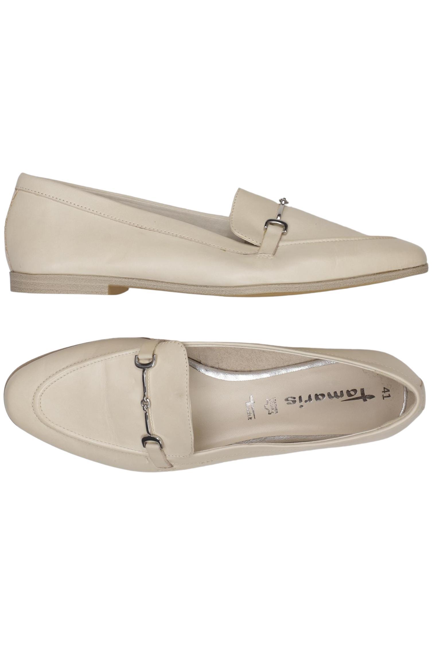 

Tamaris Damen Halbschuh, cremeweiß, Gr. 41