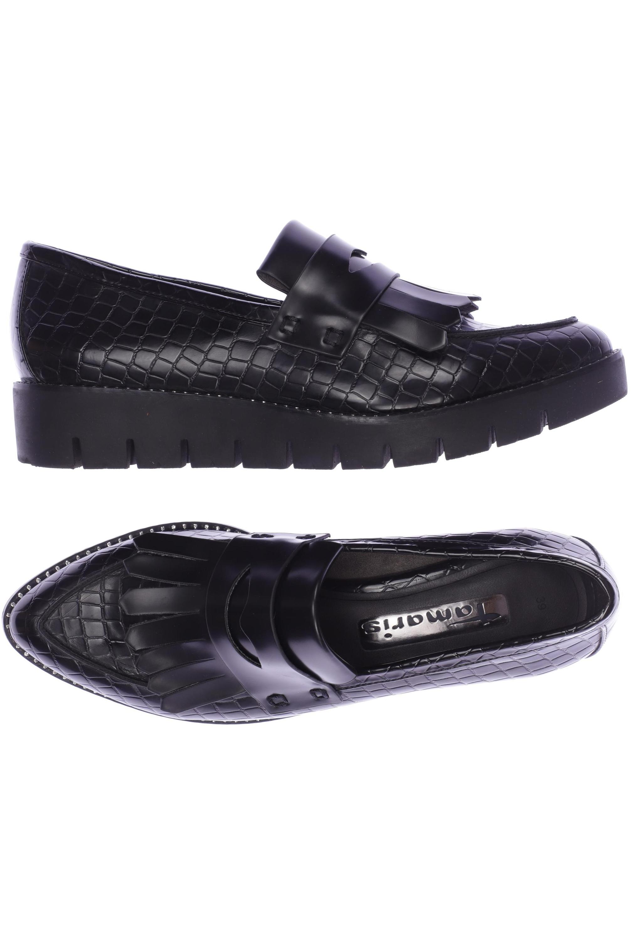 

Tamaris Damen Halbschuh, schwarz, Gr. 39
