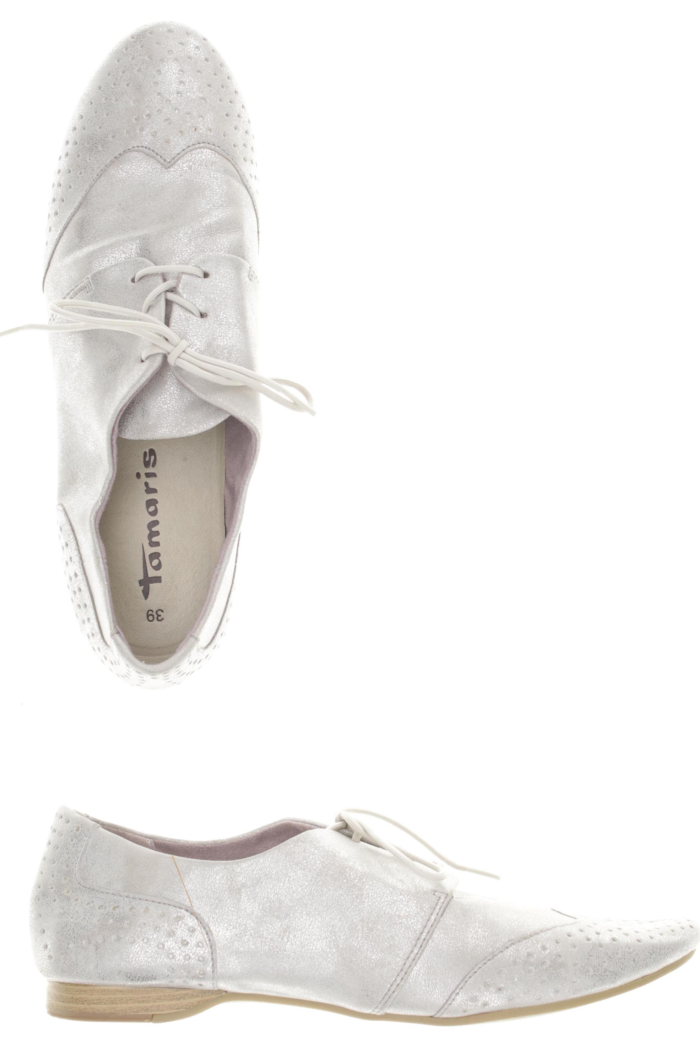 

Tamaris Damen Halbschuh, silber, Gr. 39
