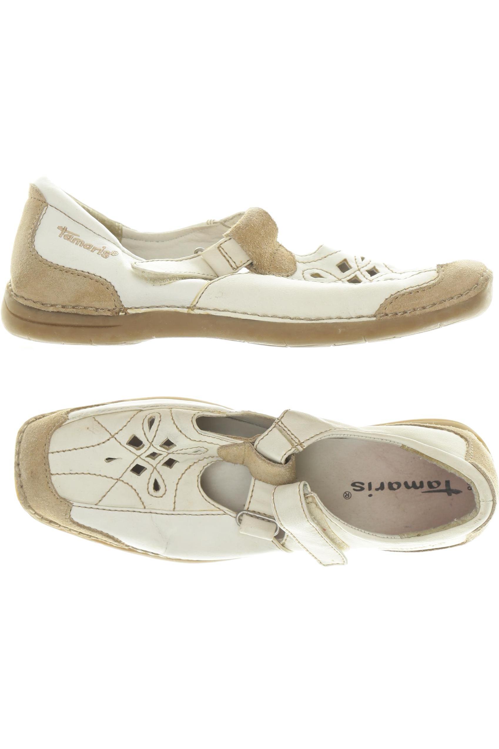 

Tamaris Damen Halbschuh, beige, Gr. 38