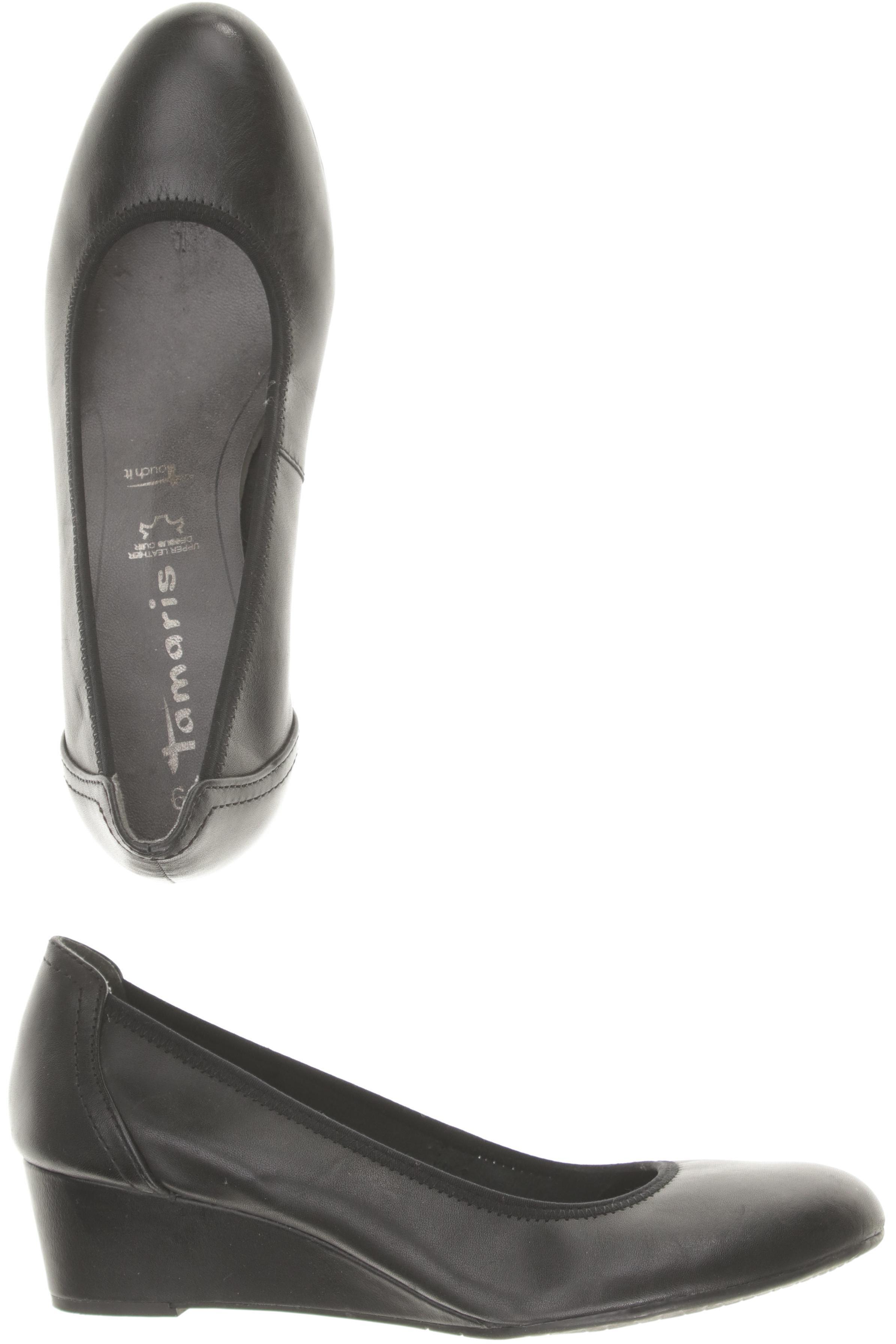 

Tamaris Damen Halbschuh, schwarz, Gr. 39