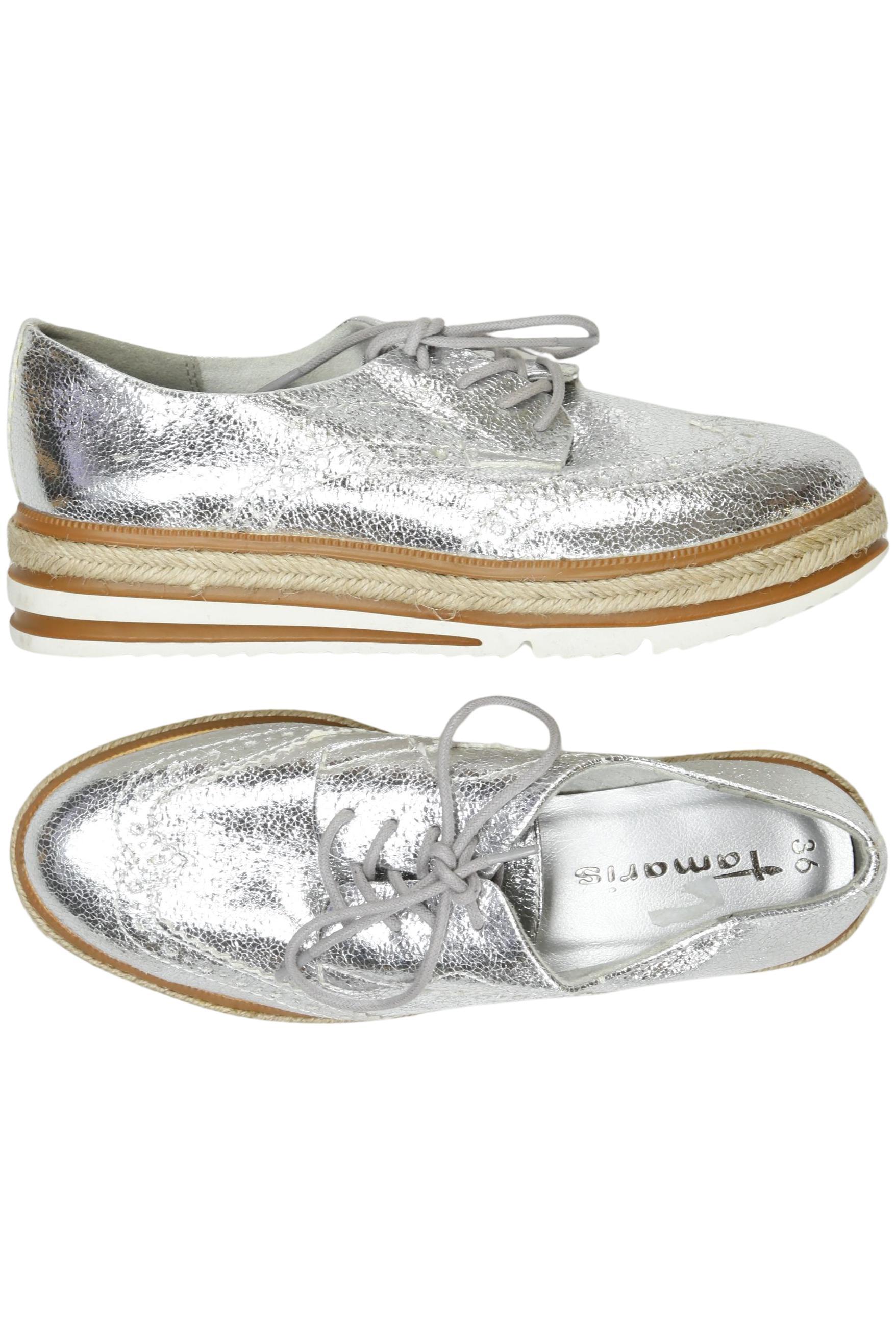 

Tamaris Damen Halbschuh, silber, Gr. 36