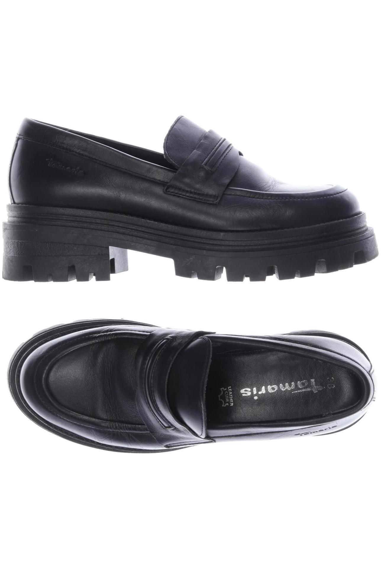 

Tamaris Damen Halbschuh, schwarz, Gr. 38