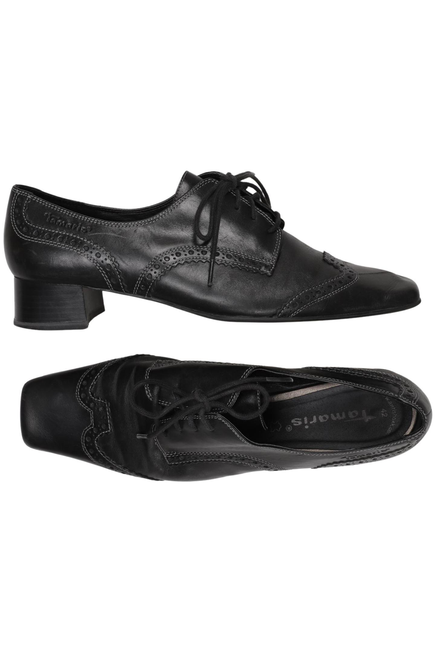 

Tamaris Damen Halbschuh, schwarz, Gr. 42