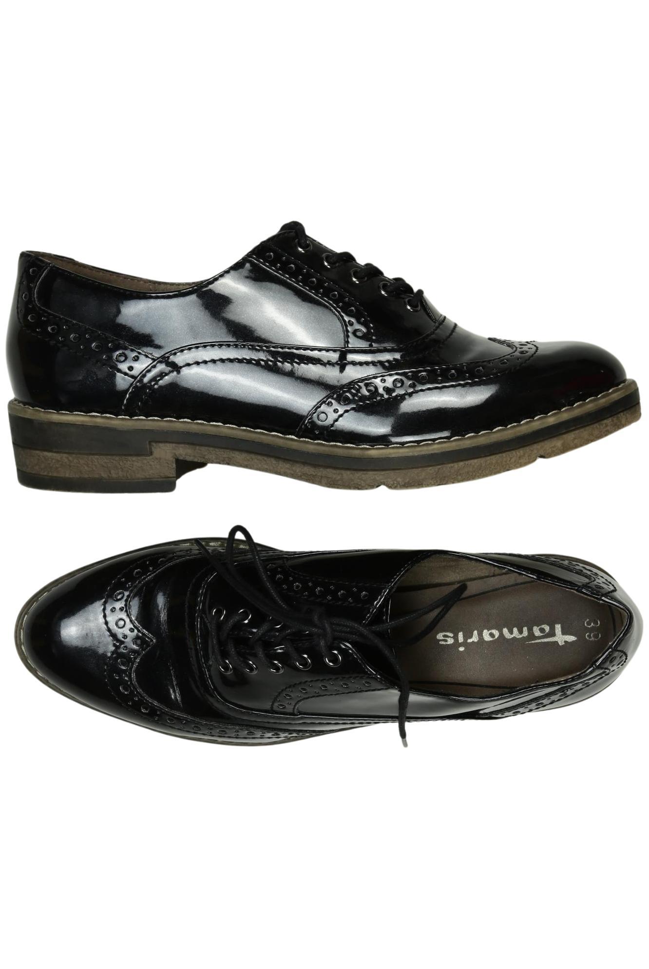 

Tamaris Damen Halbschuh, schwarz, Gr. 39