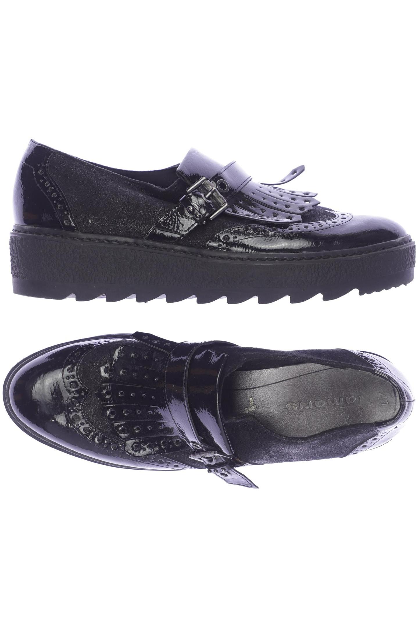 

Tamaris Damen Halbschuh, schwarz, Gr. 41