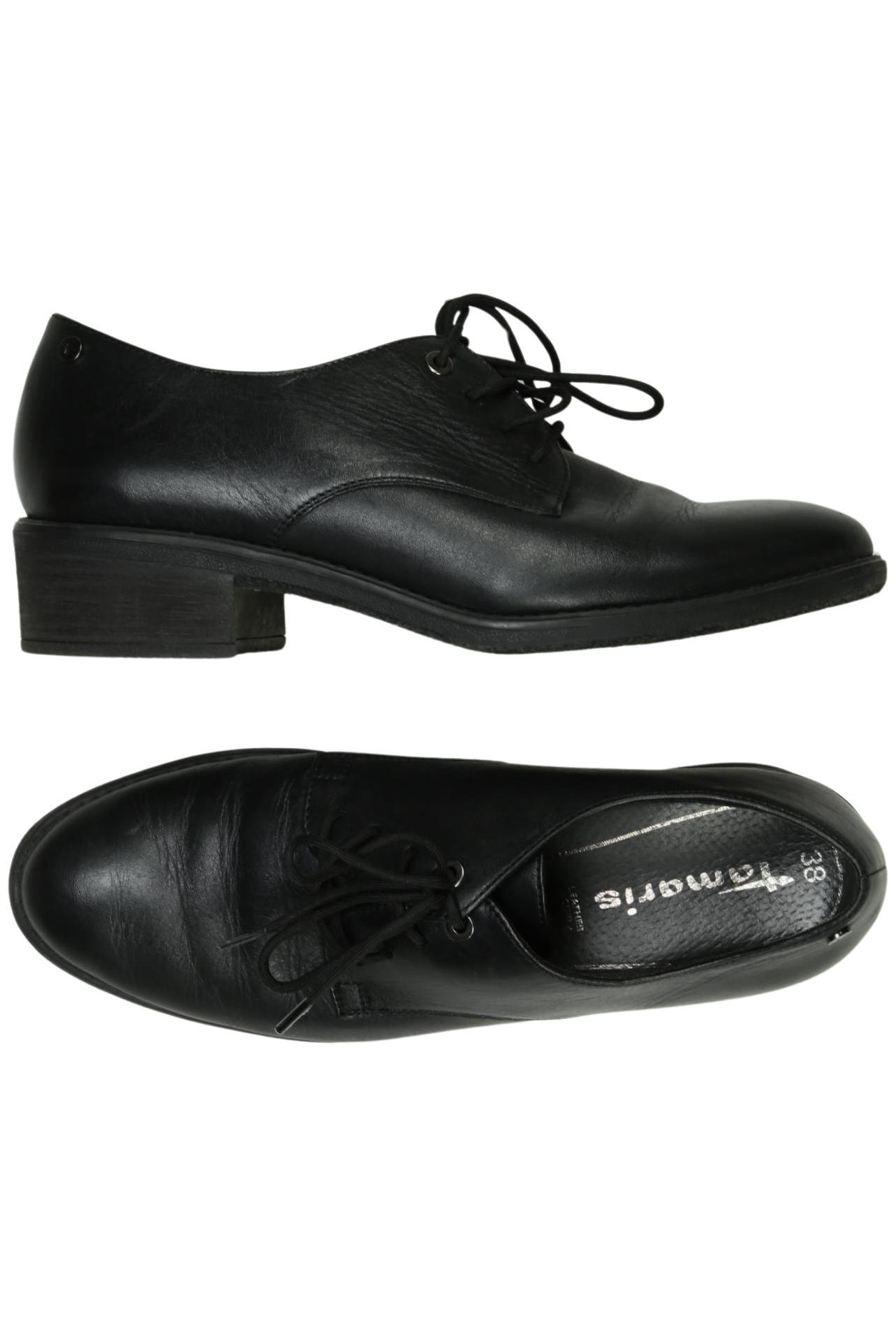 

Tamaris Damen Halbschuh, schwarz, Gr. 38