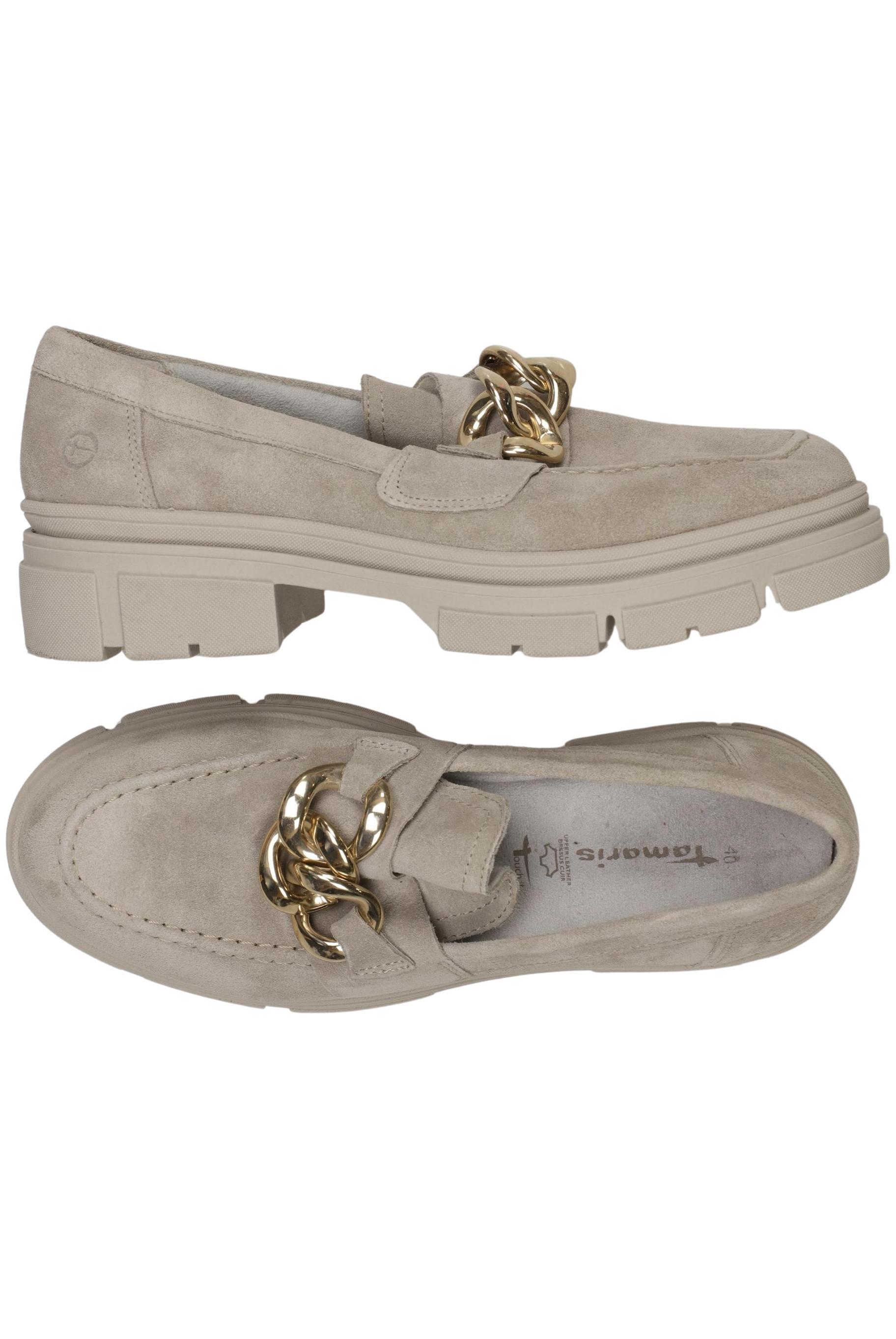 

Tamaris Damen Halbschuh, beige, Gr. 40