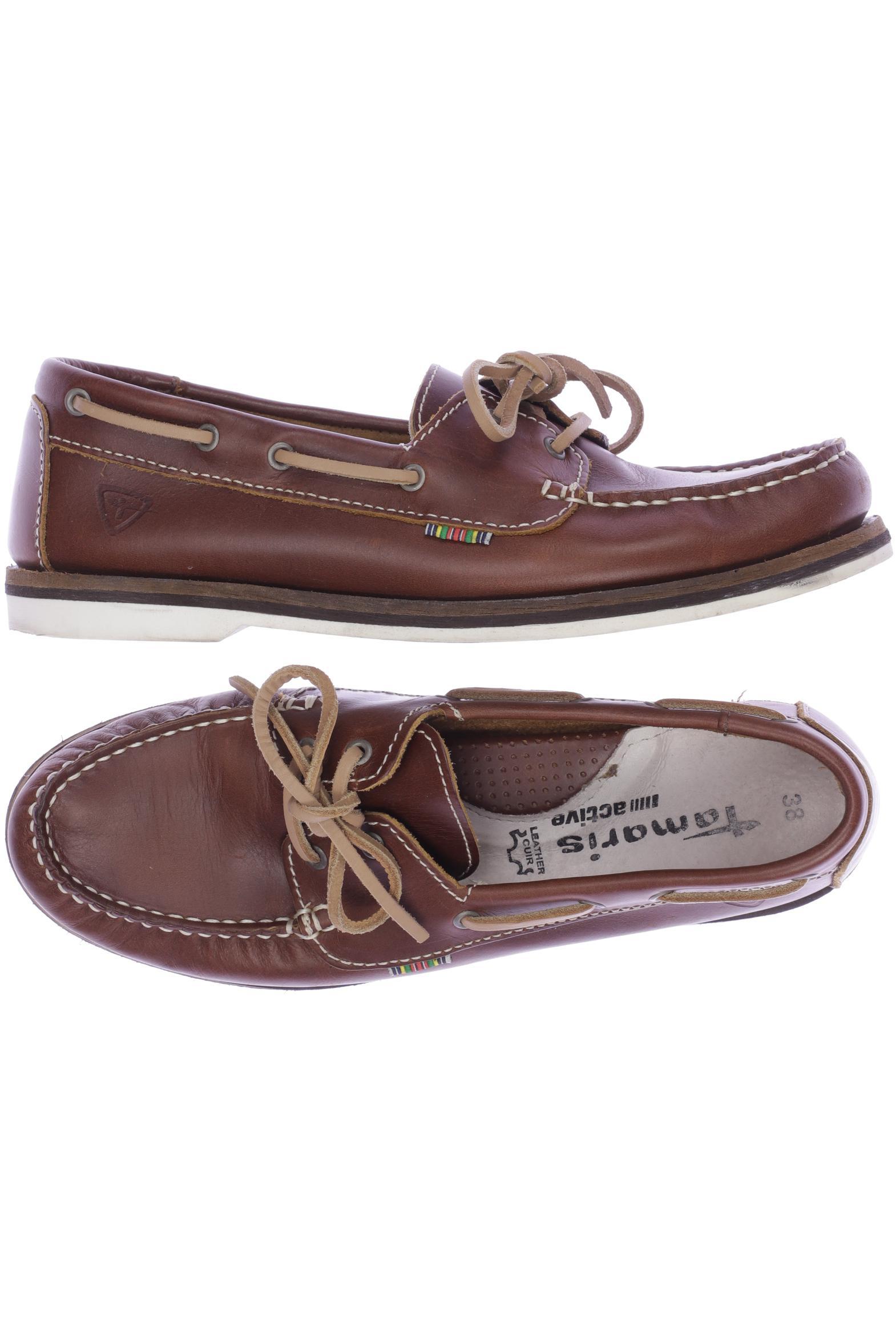 

Tamaris Damen Halbschuh, braun, Gr. 38