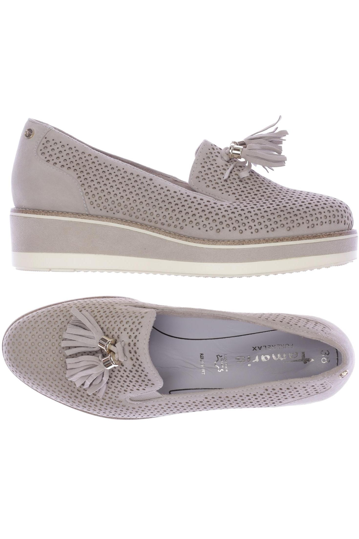 

Tamaris Damen Halbschuh, cremeweiß, Gr. 38