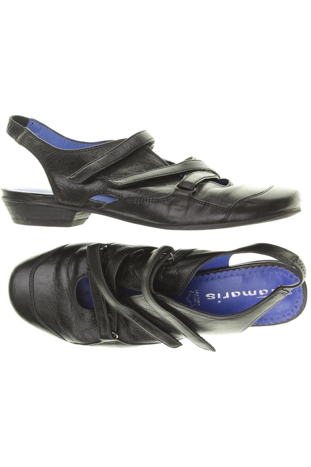 

Tamaris Damen Sandale, schwarz, Gr. 38