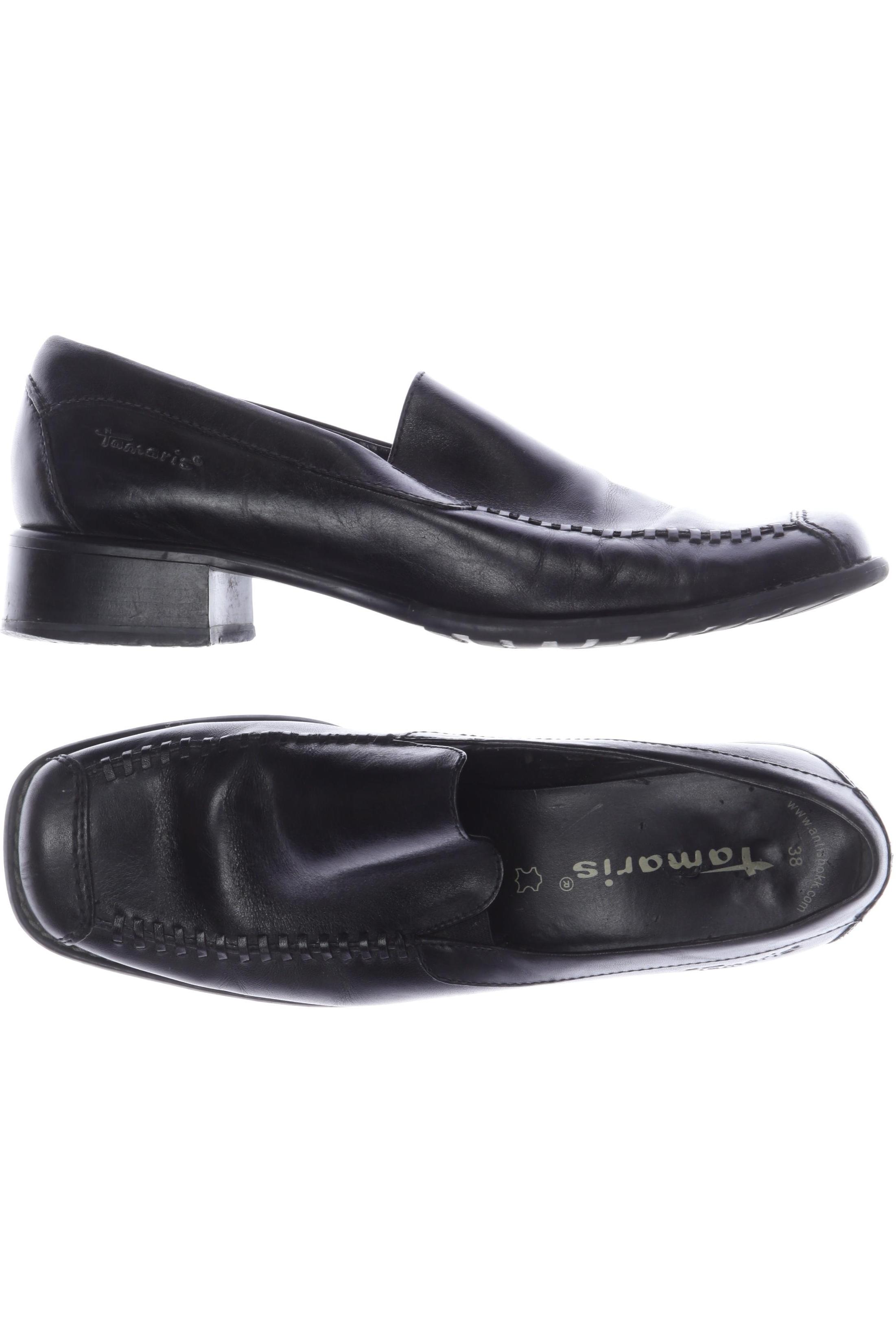 

Tamaris Damen Halbschuh, schwarz, Gr. 38