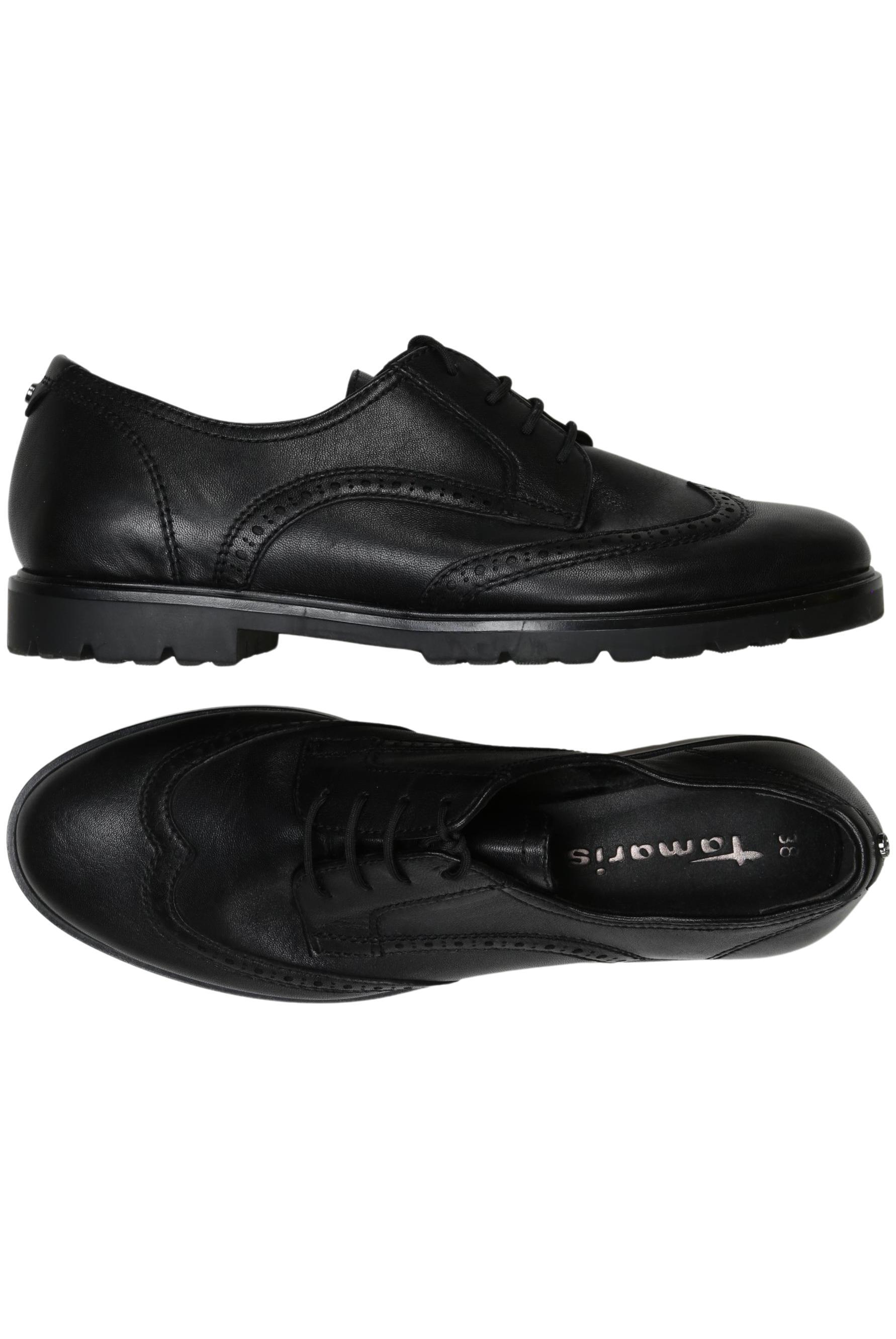 

Tamaris Damen Halbschuh, schwarz, Gr. 38