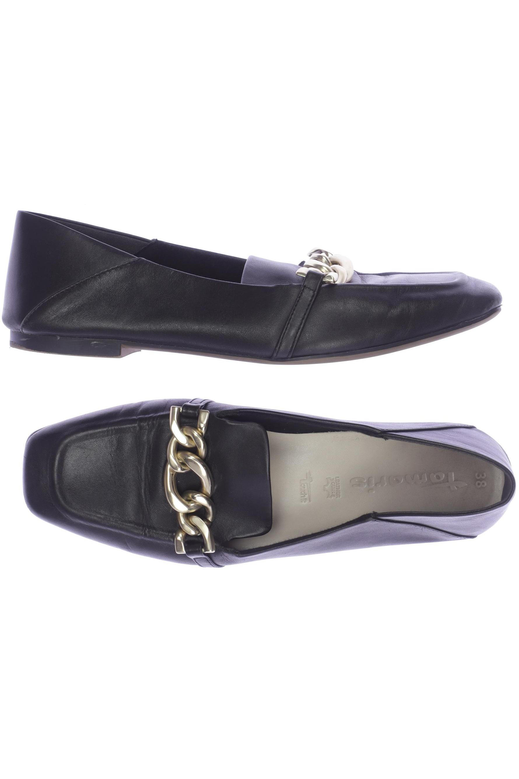 

Tamaris Damen Halbschuh, schwarz, Gr. 38