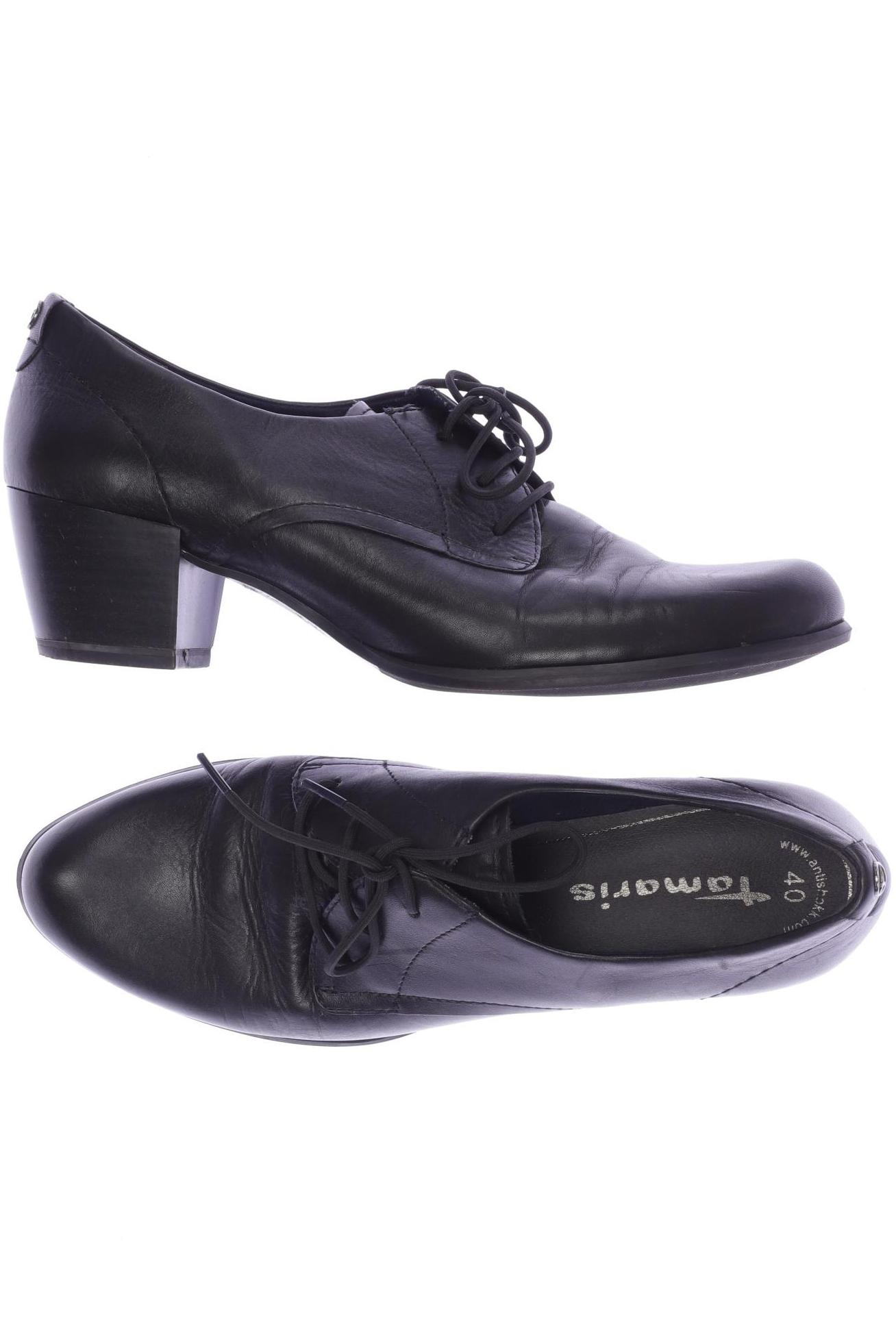 

Tamaris Damen Halbschuh, schwarz, Gr. 40