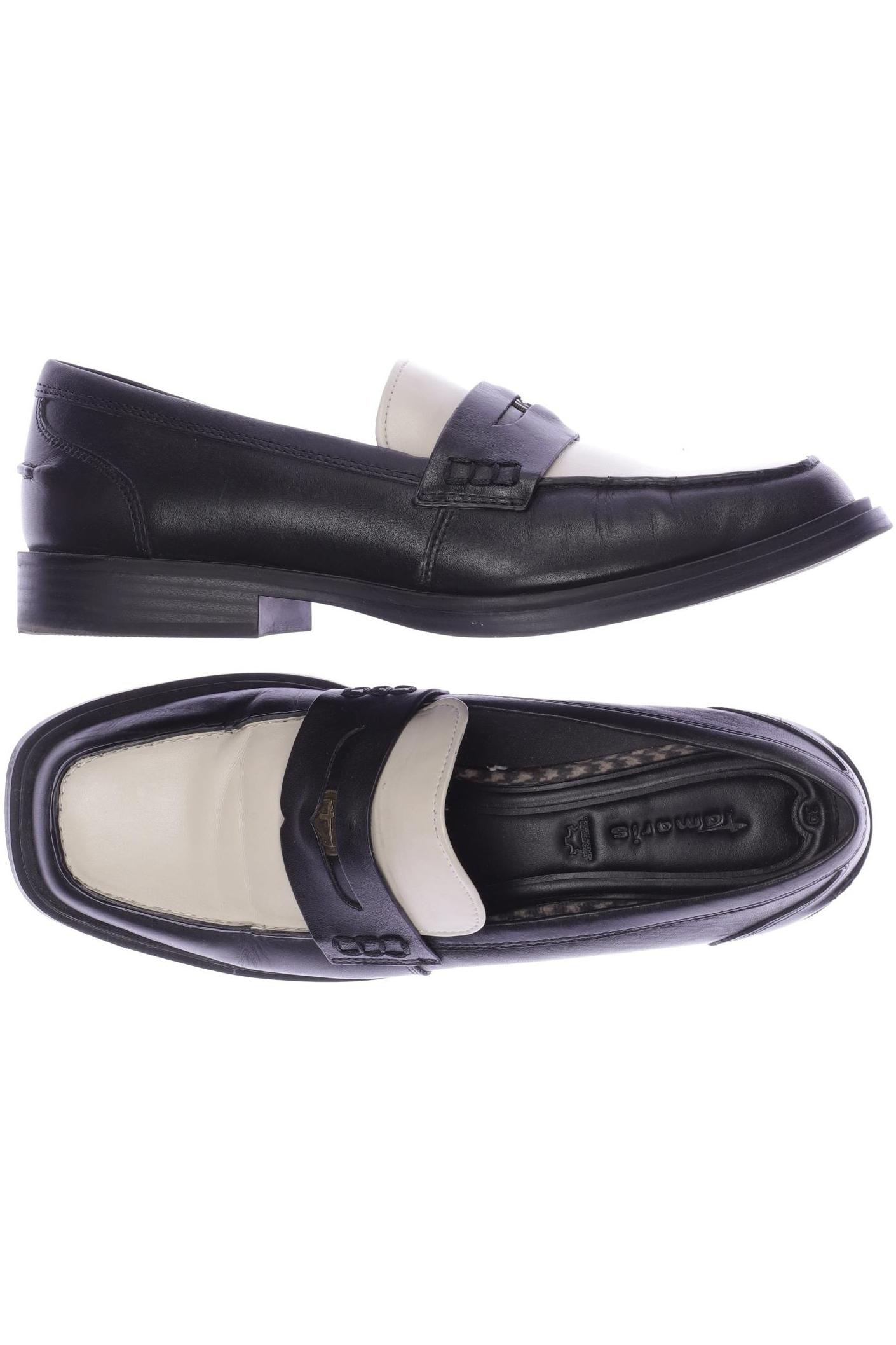 

Tamaris Damen Halbschuh, schwarz, Gr. 39