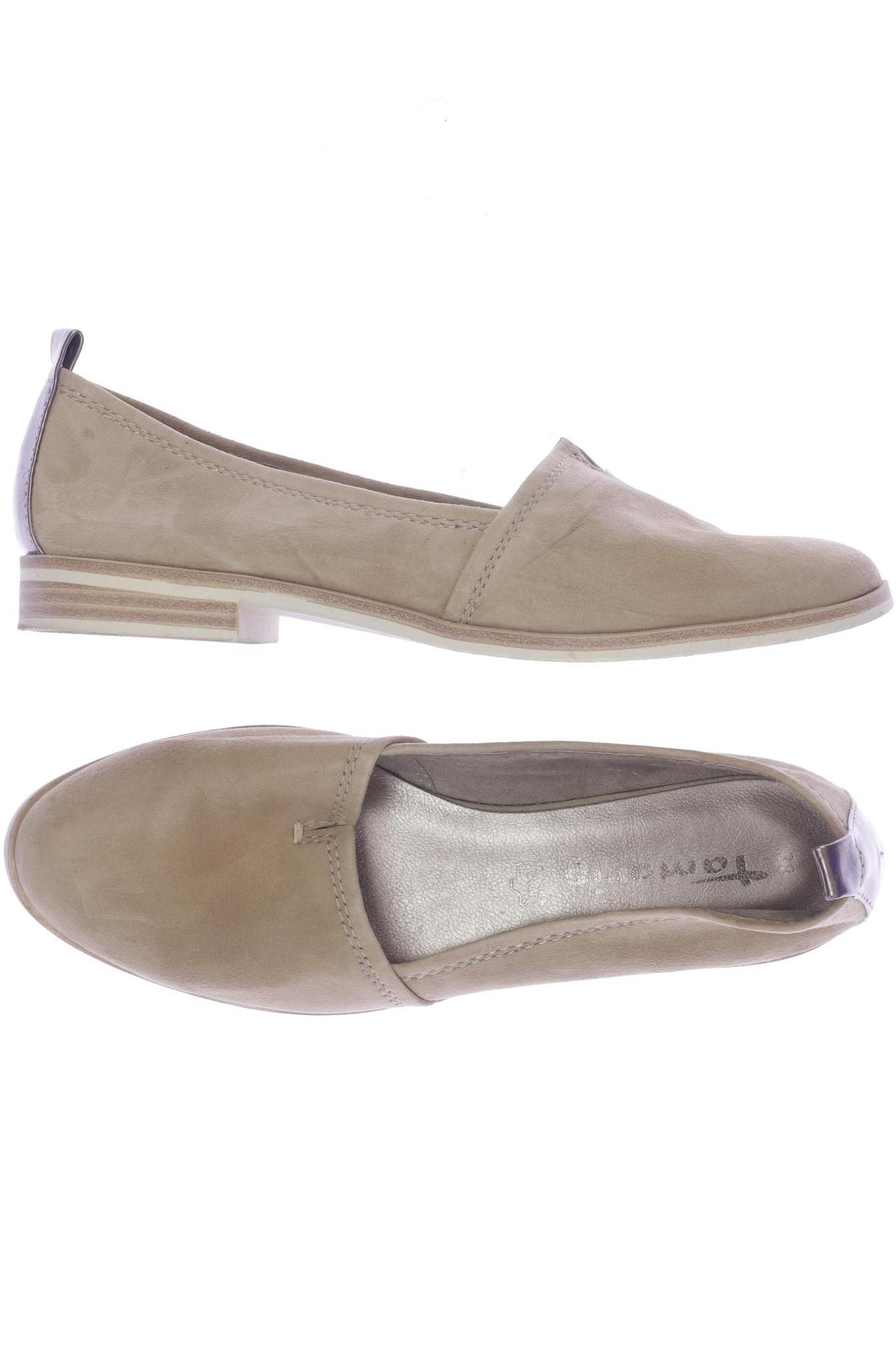 

Tamaris Damen Halbschuh, beige, Gr. 38